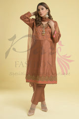 3PC Embroidered Dress