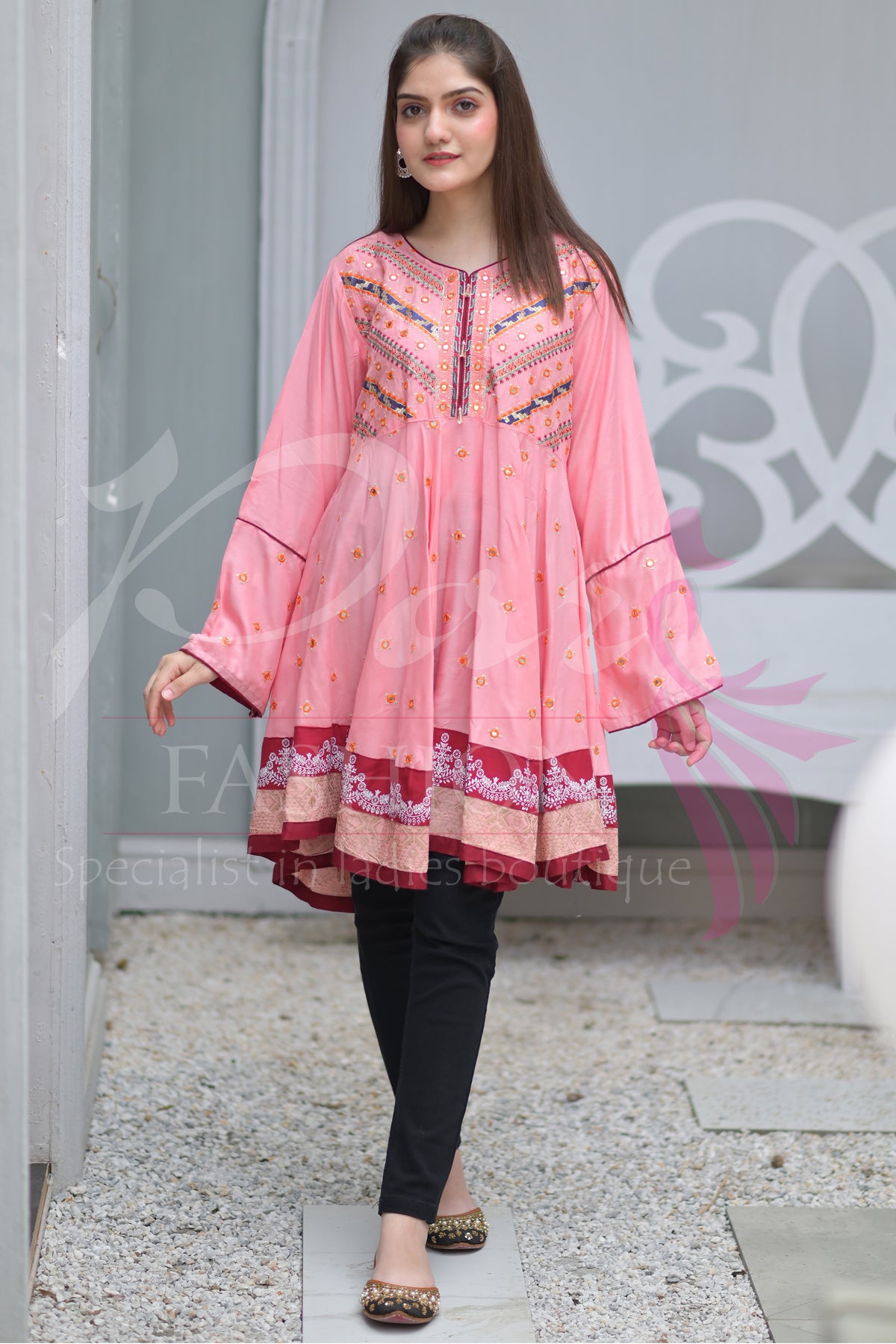 1PC EMB Arabic Lawn