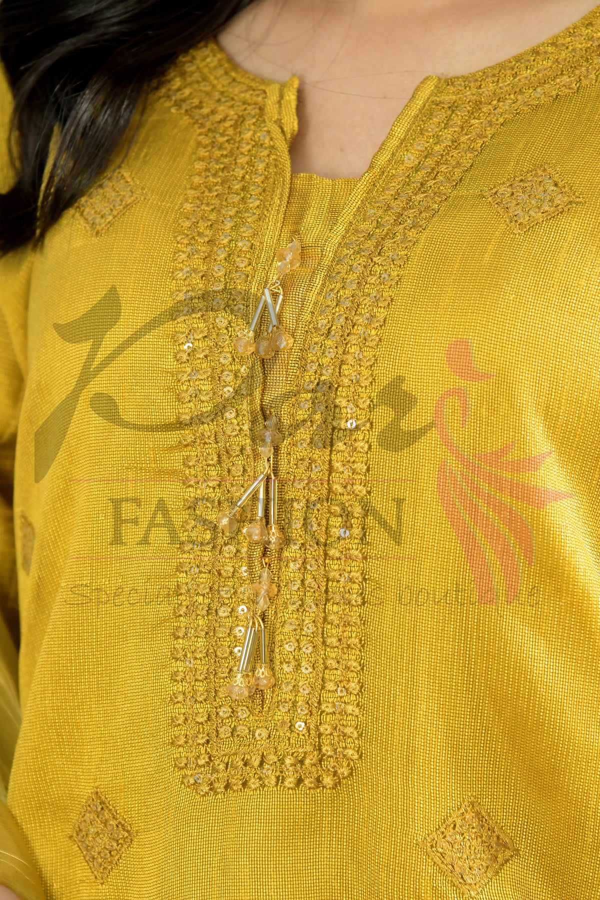 3PC Embroidered Dress
