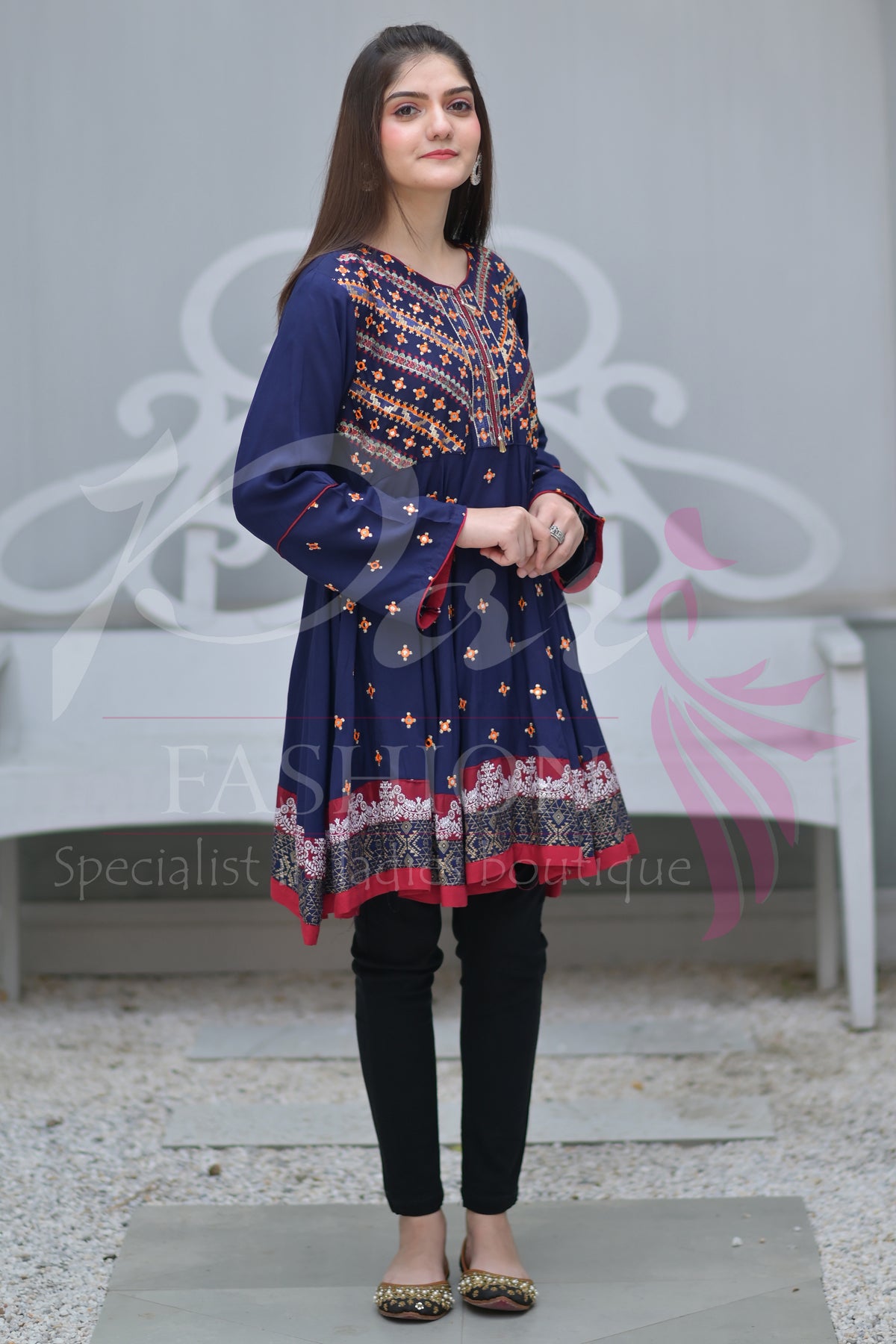 1PC EMB Arabic Lawn