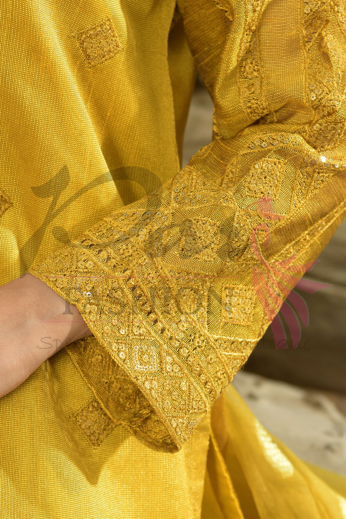 3PC Embroidered Dress