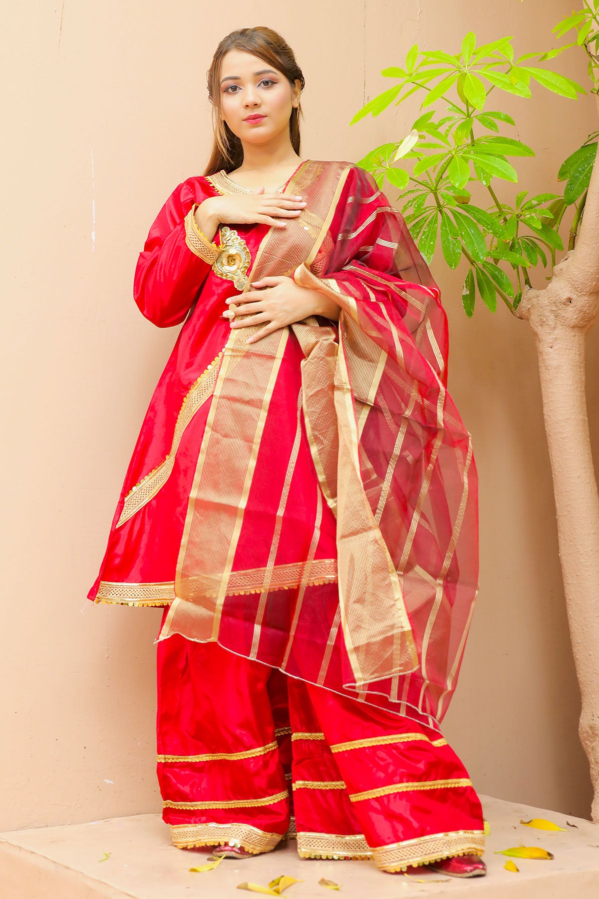 3PC Silk Suit