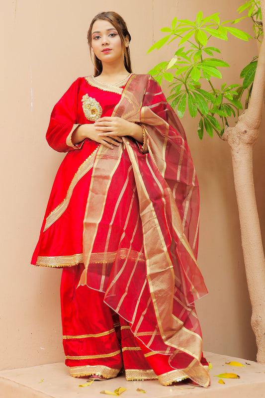 3PC Silk Suit
