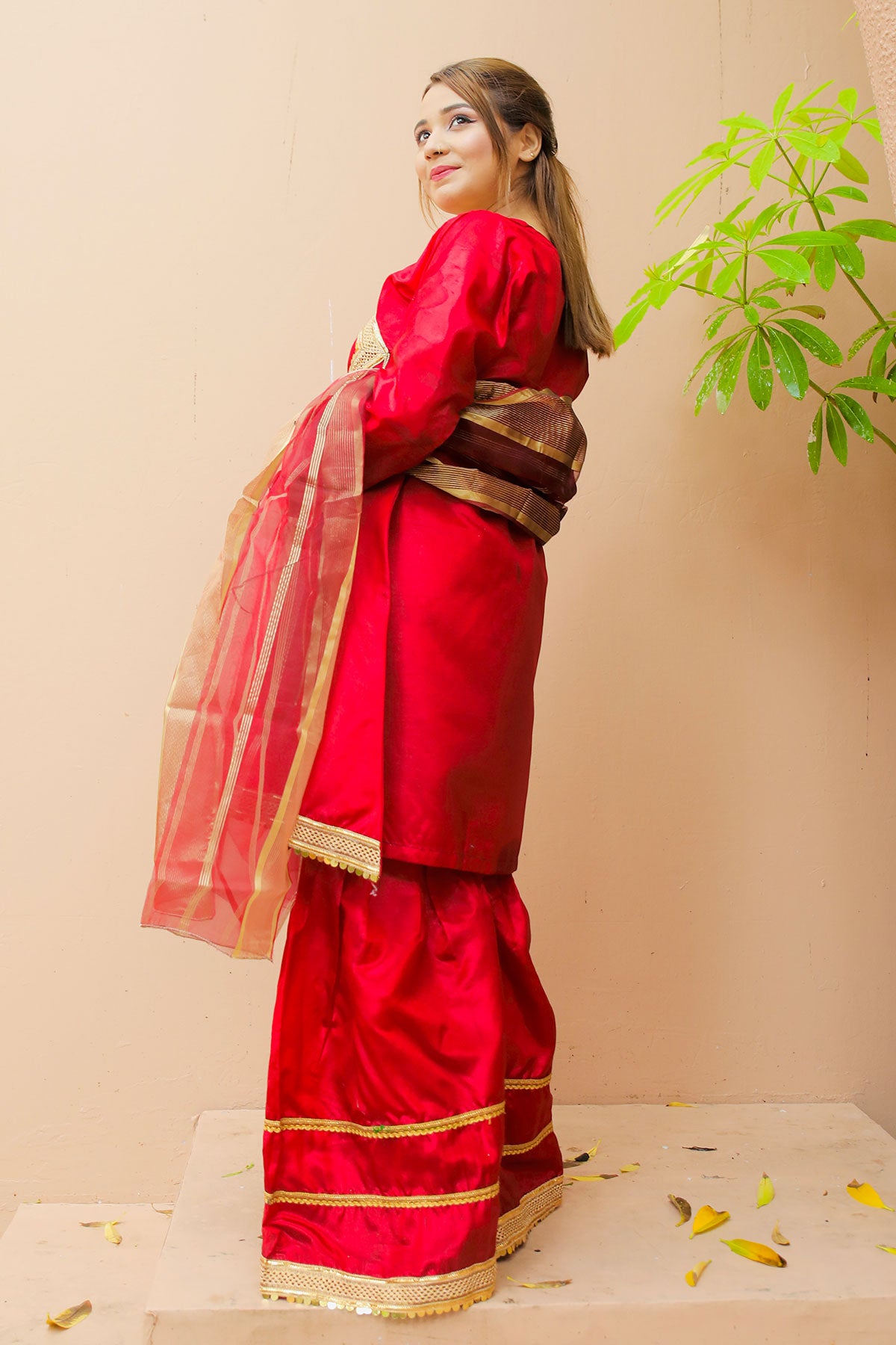 3PC Silk Suit