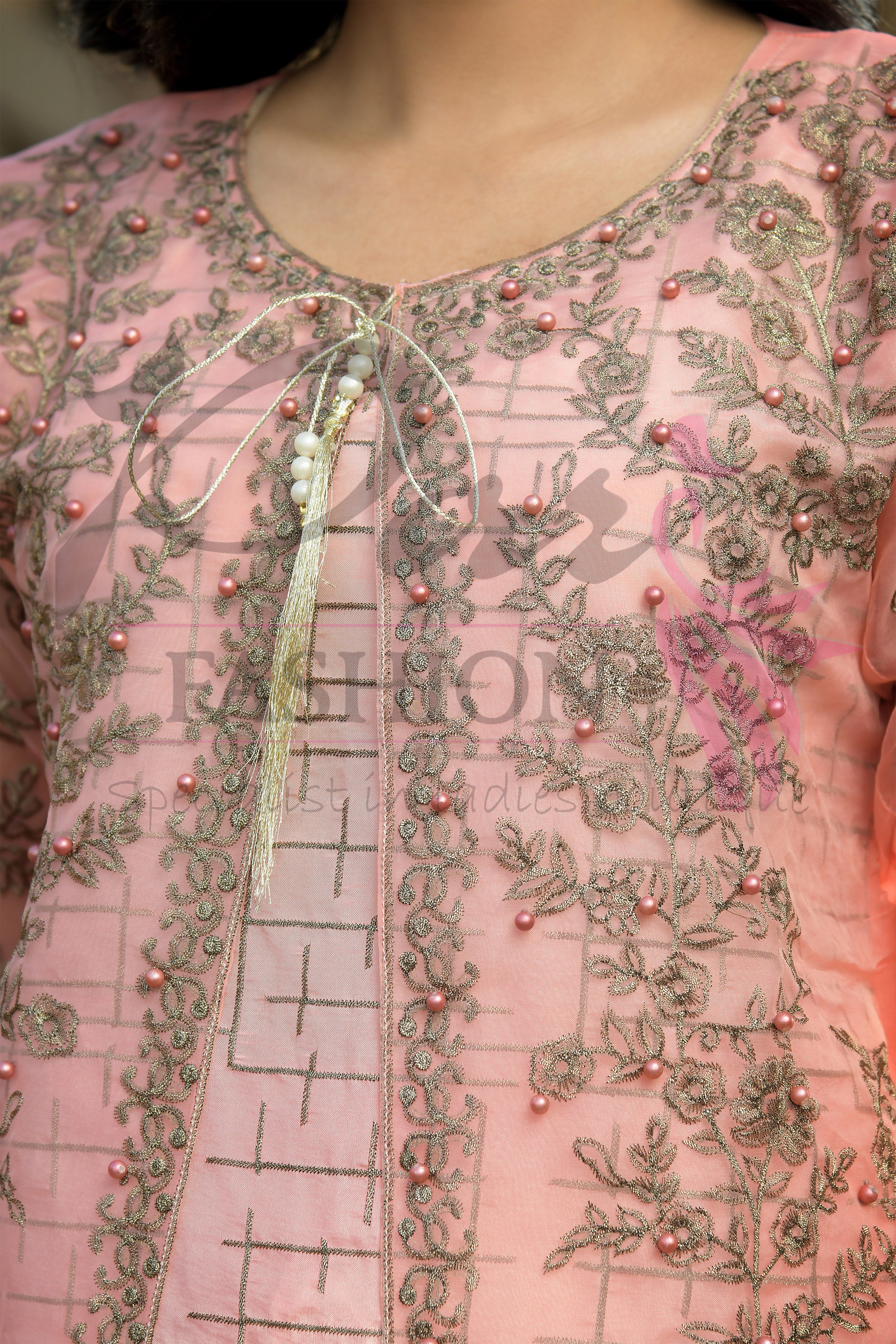3PC Embroidered Dress