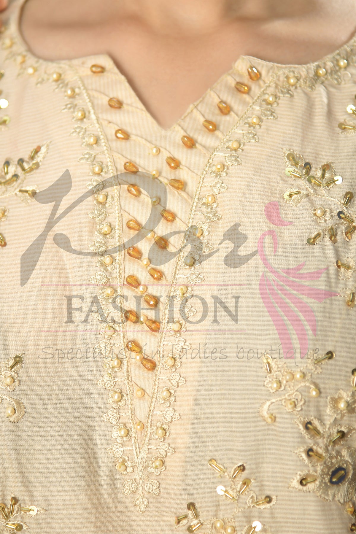 3pc Embroidered suit