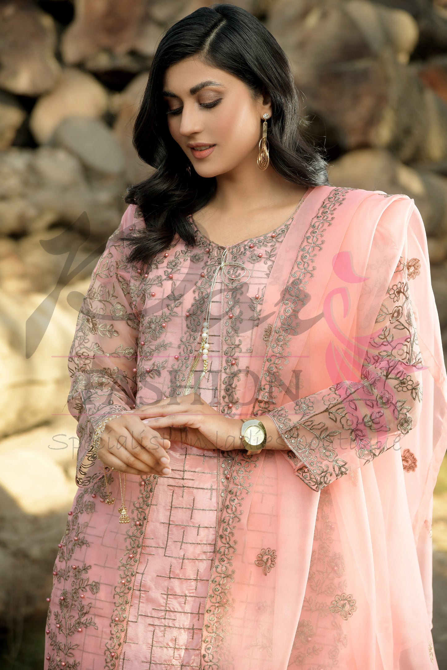 3PC Embroidered Dress