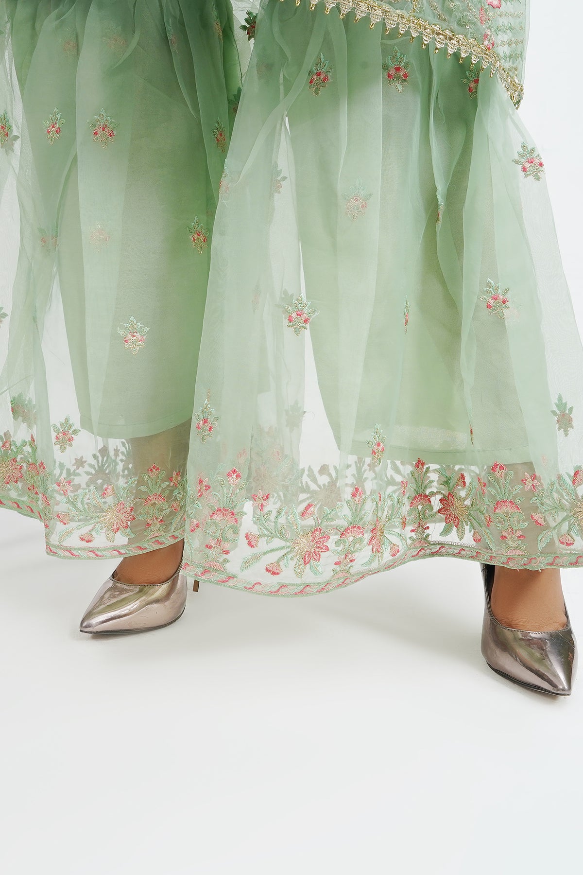 3PC Organza Frock