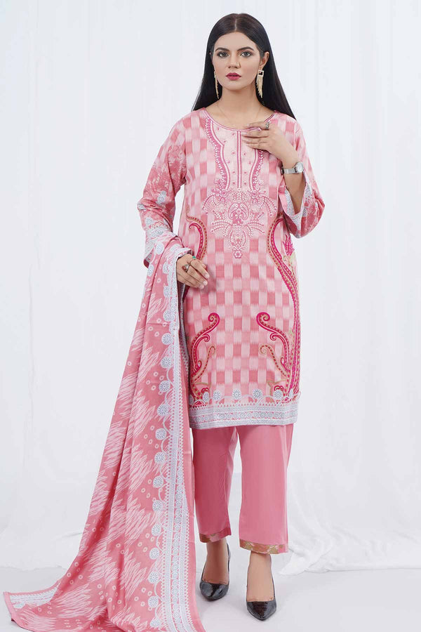 Printed Lawn 3PC  Lo289