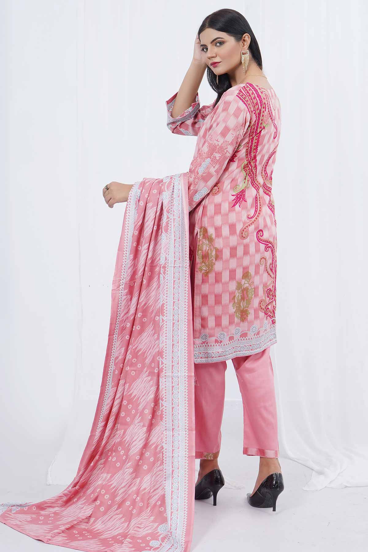 Printed Lawn 3PC  Lo289