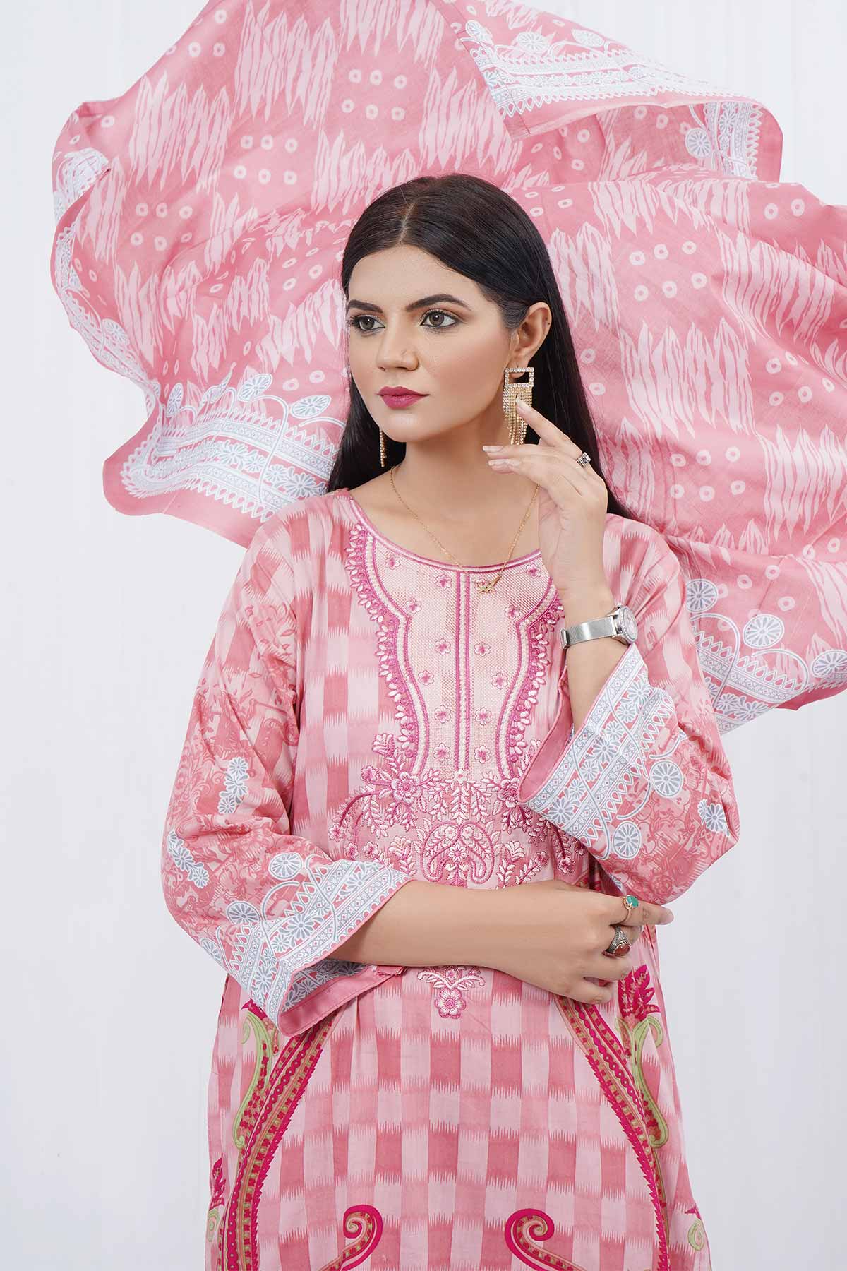 Printed Lawn 3PC  Lo289