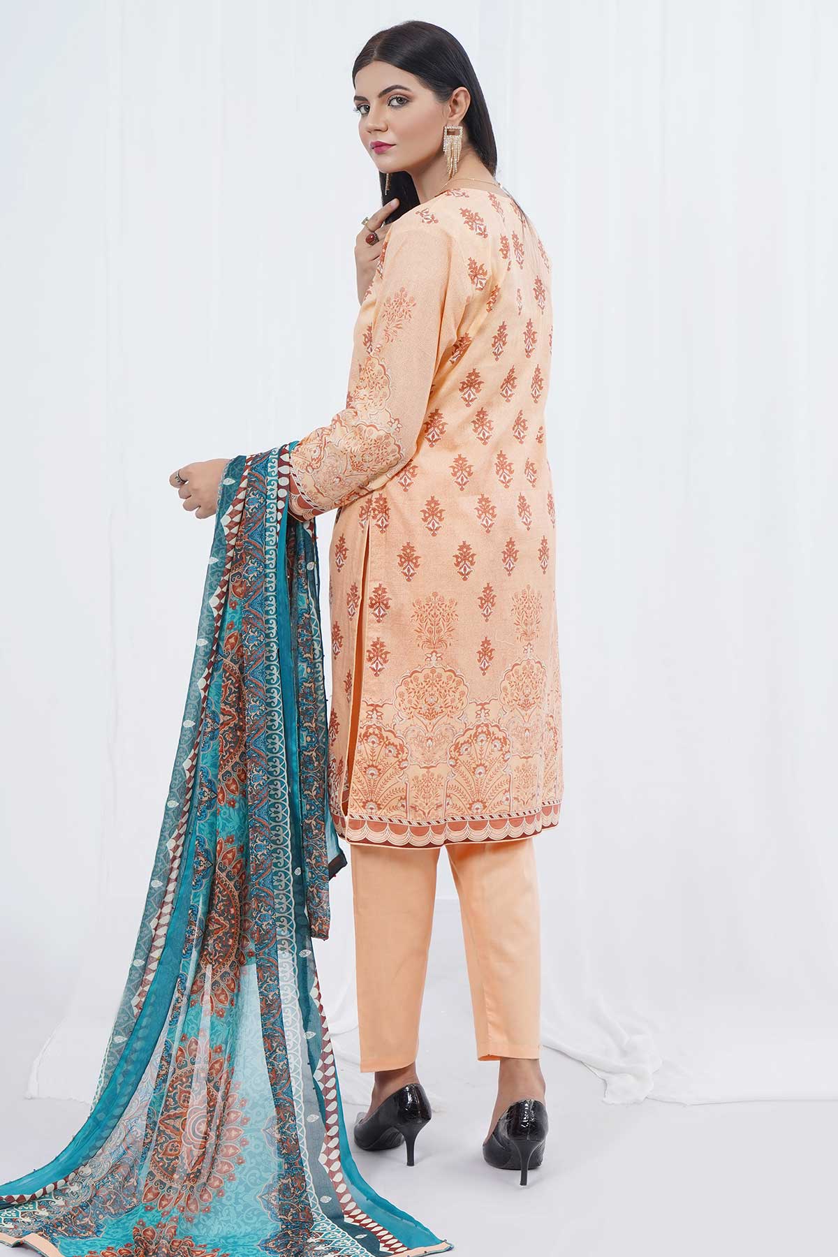 Printed Lawn 3PC  Lo119