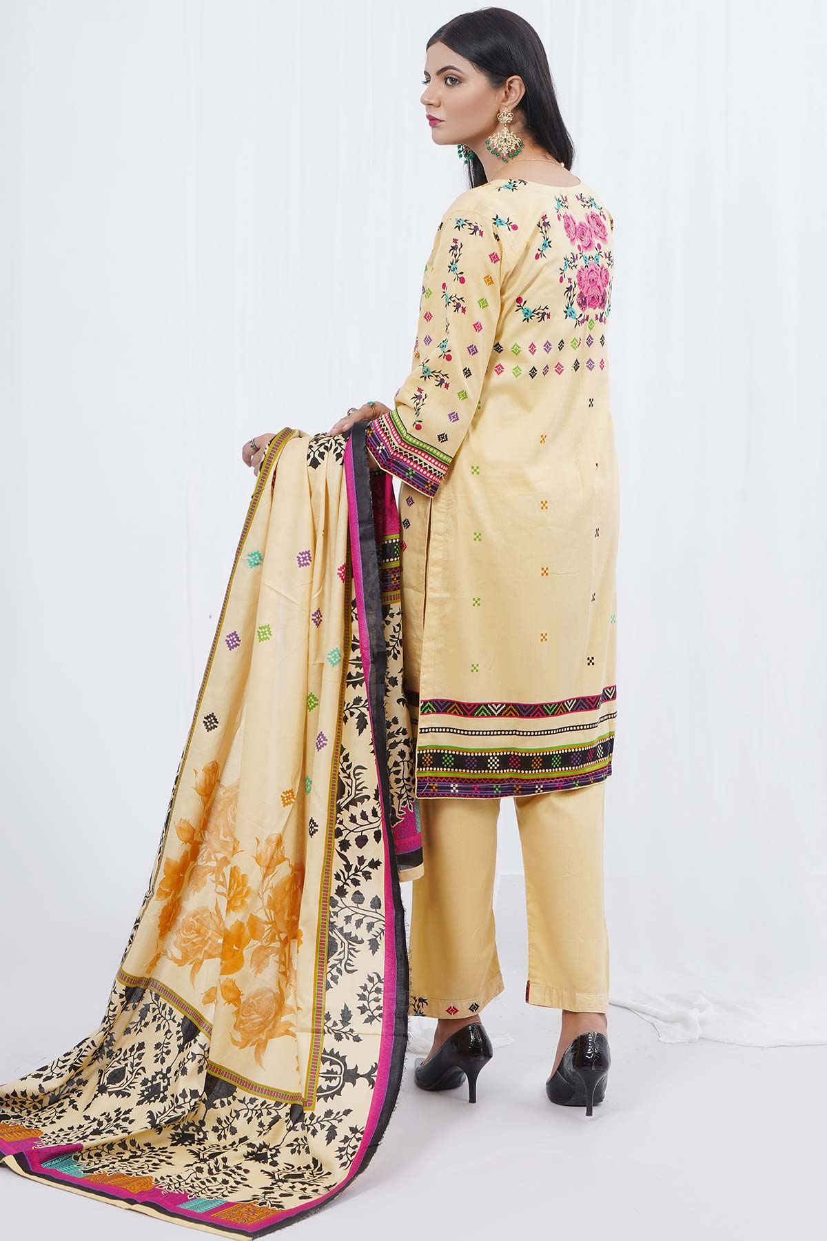 Printed Lawn 3PC Lo246