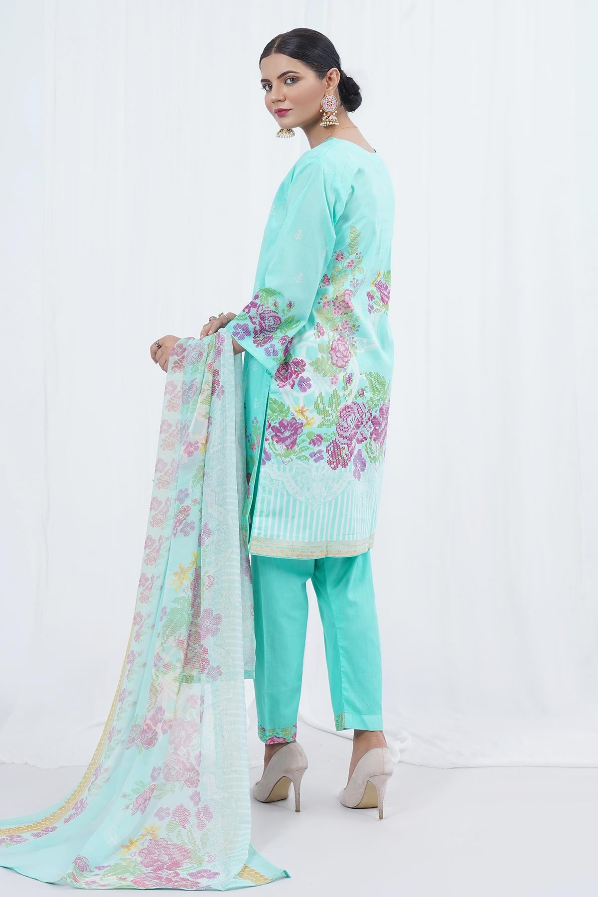 Printed Lawn 3PC Lo128