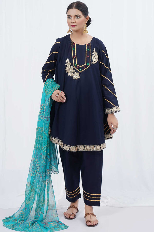 Printed Lawn 3PC co895