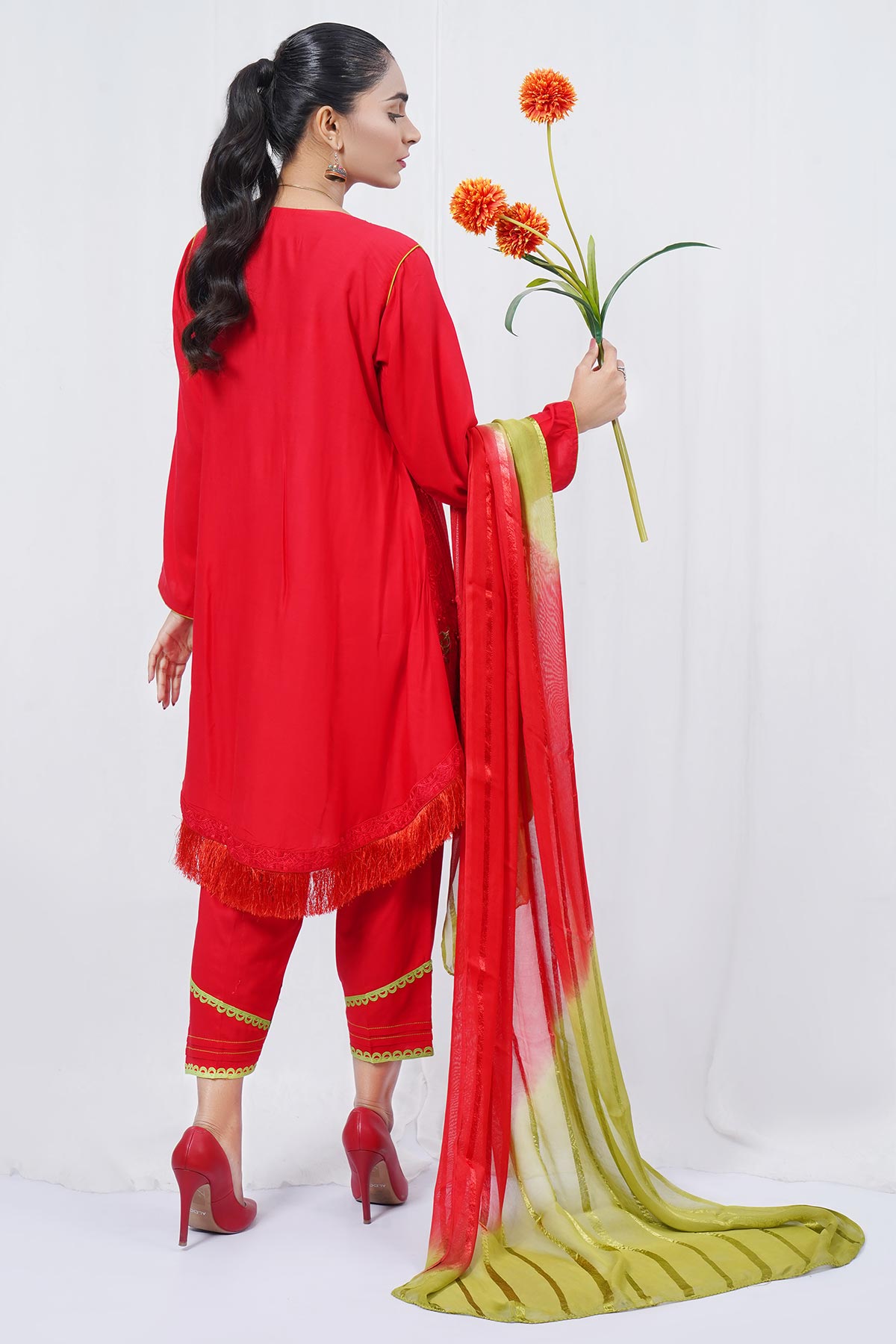 Summer Red Frock