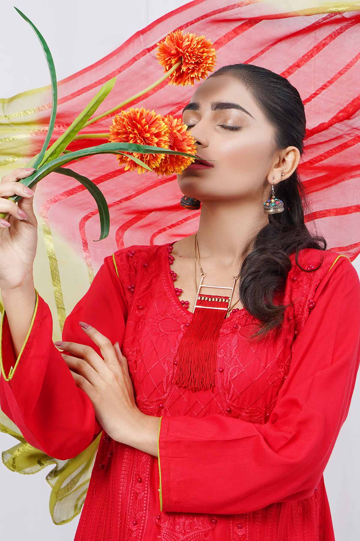 Summer Red Frock
