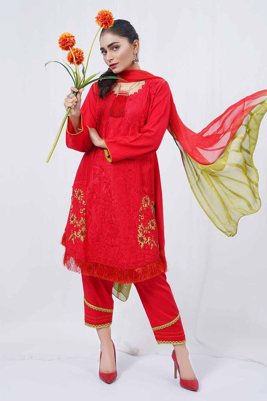 Summer Red Frock
