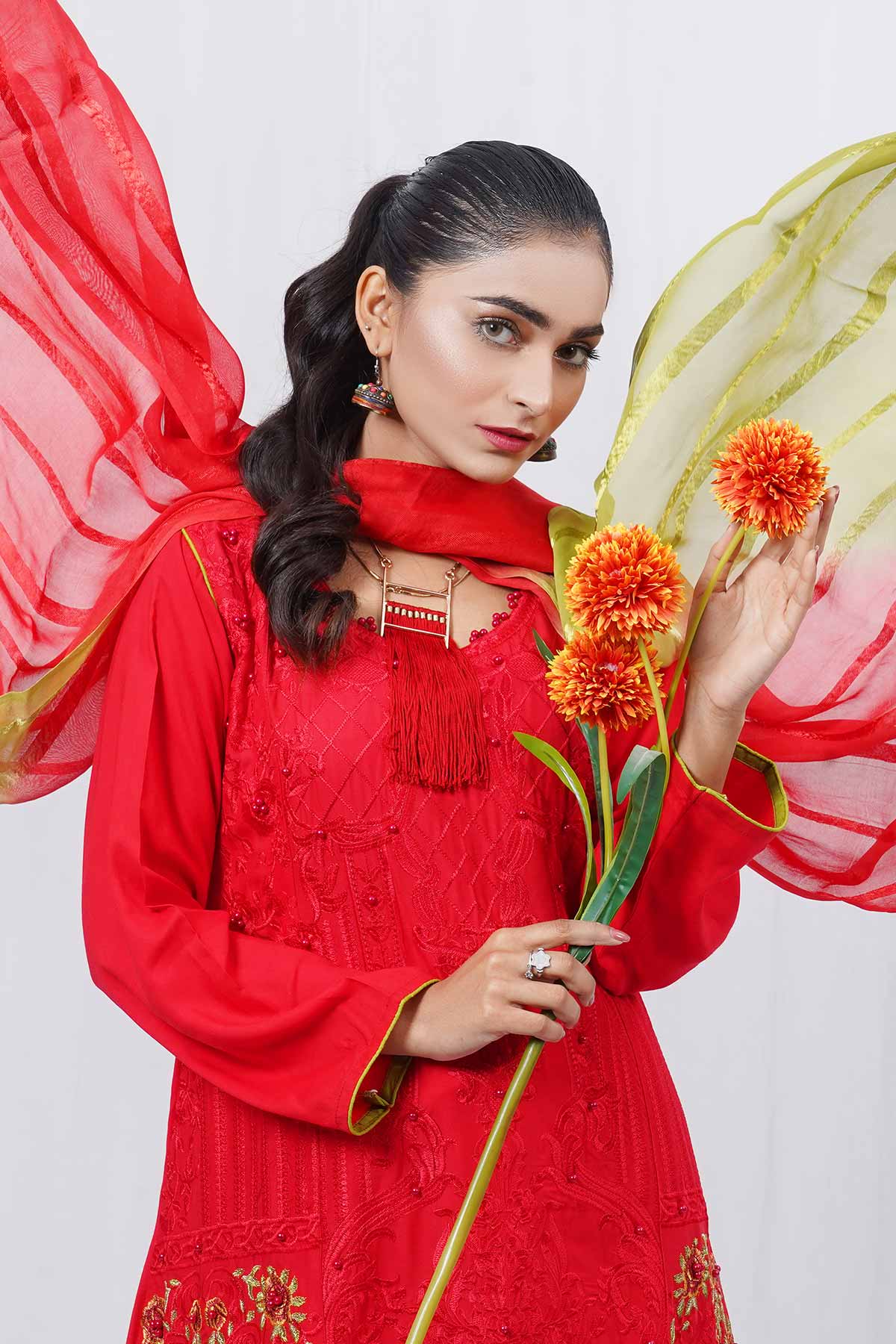 Summer Red Frock