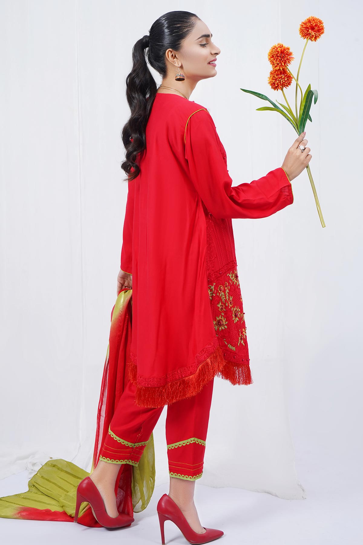 Summer Red Frock