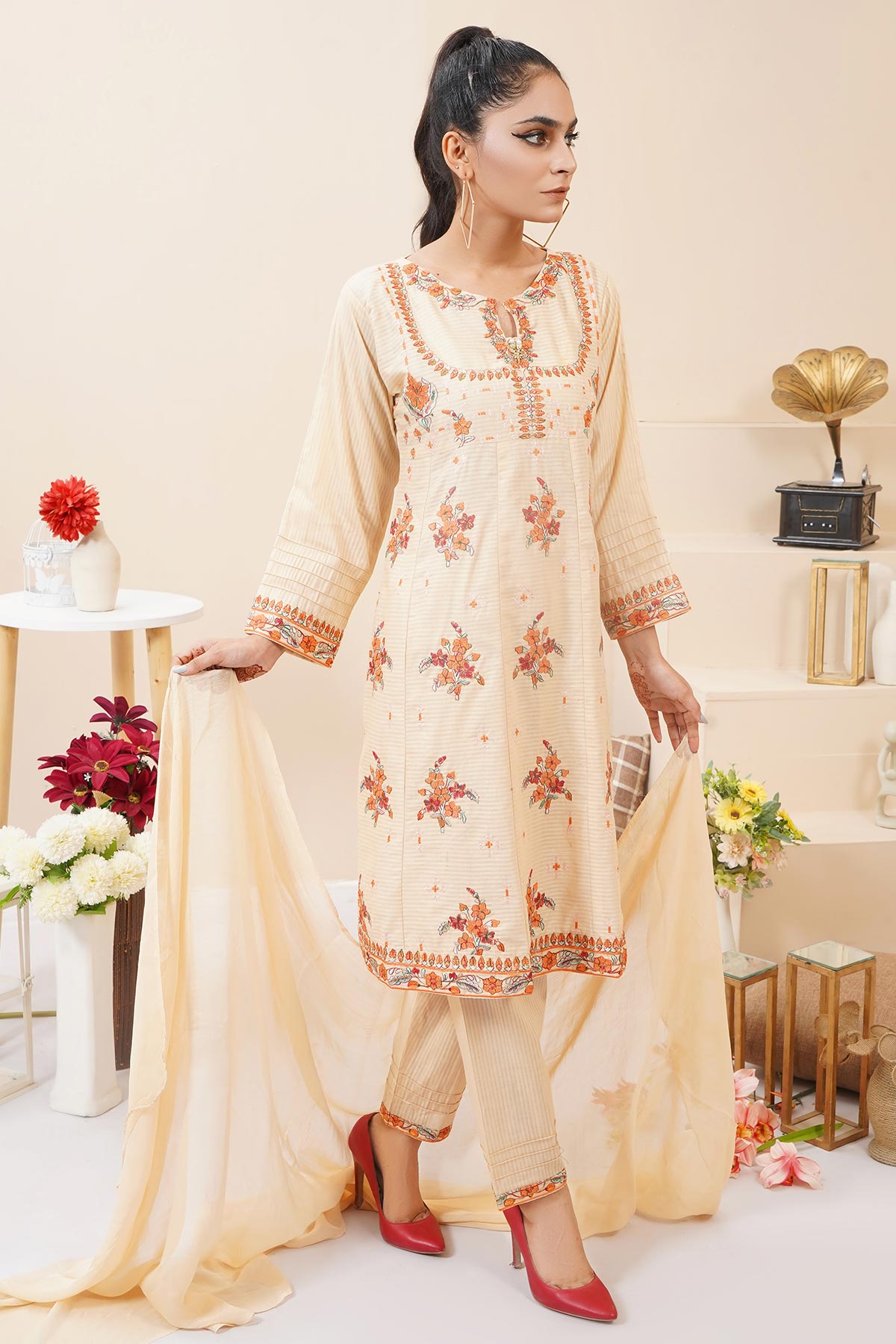 Jacquard Cotton 3PC