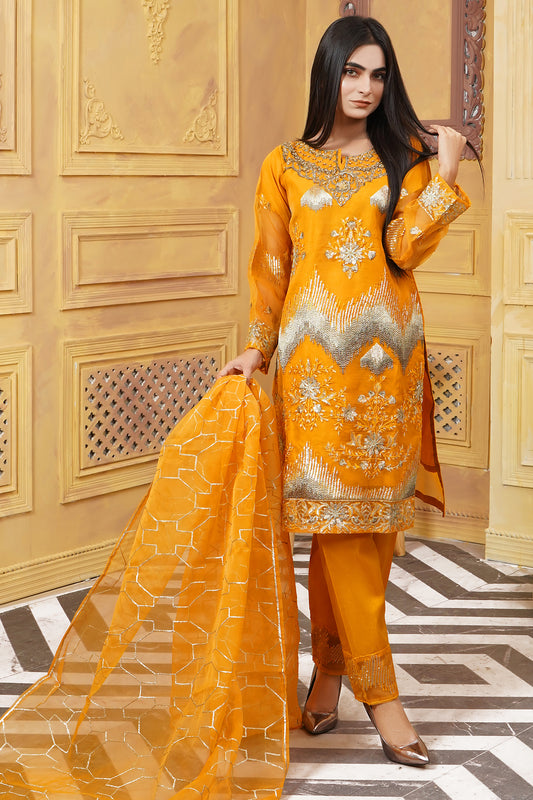 3PC Organza Dress