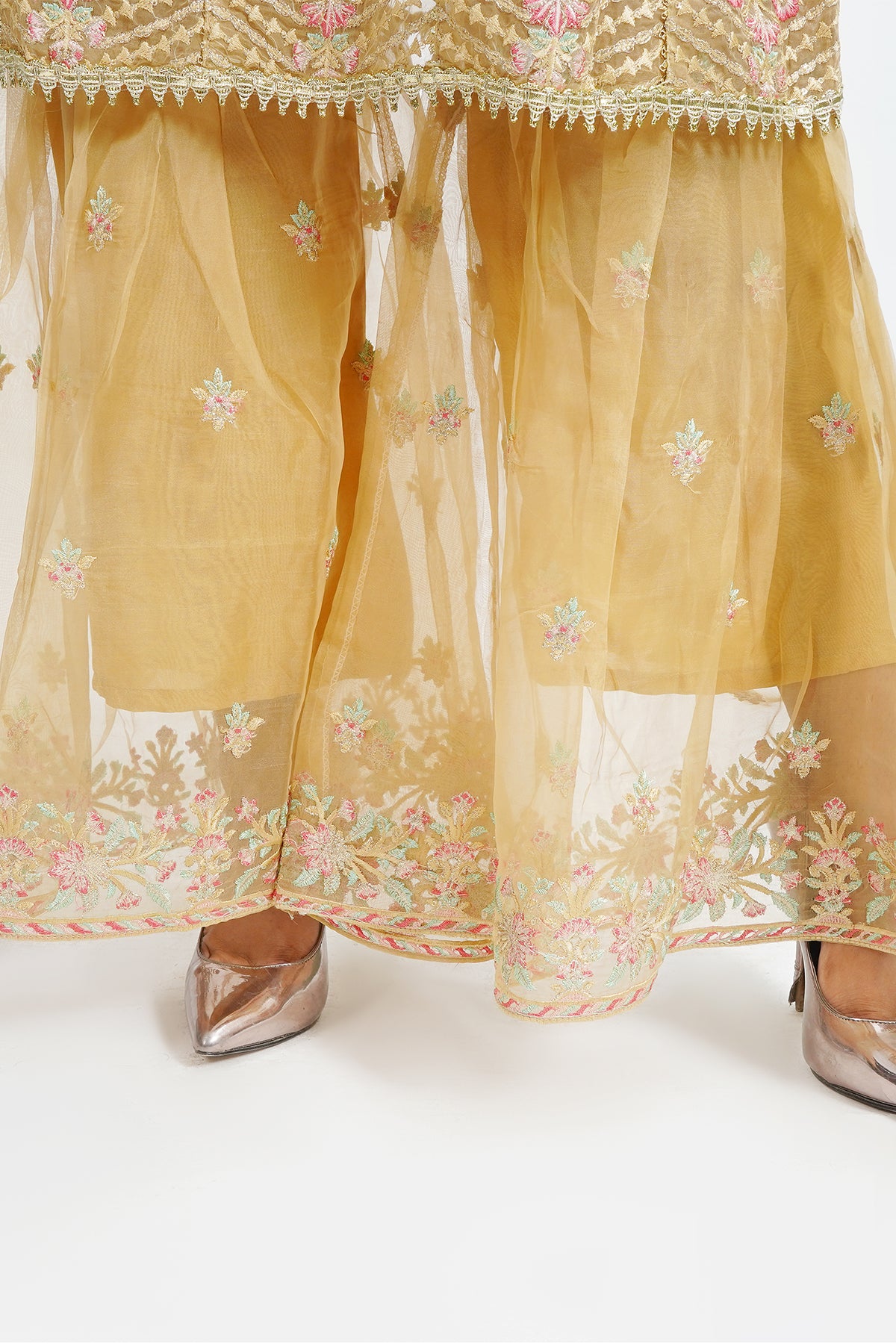 3PC Organza Frock