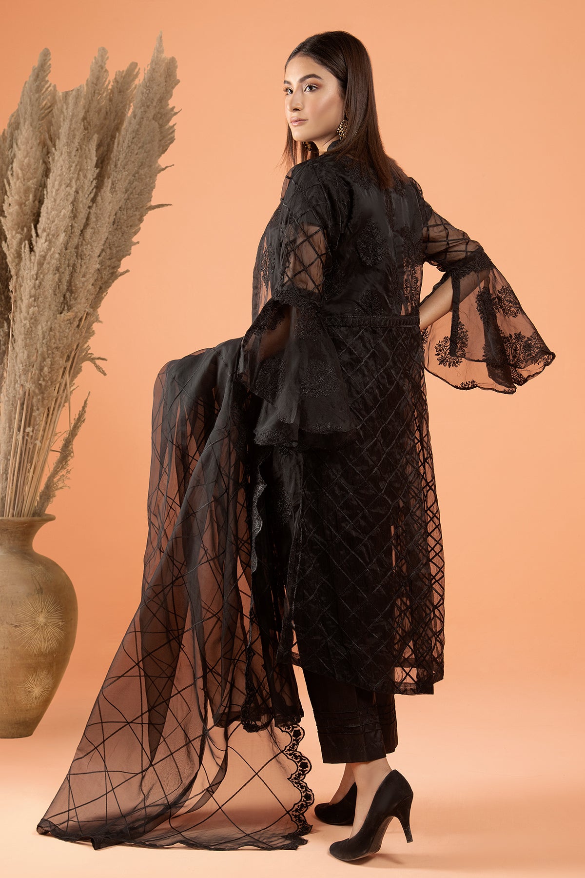4PC Organza Dress