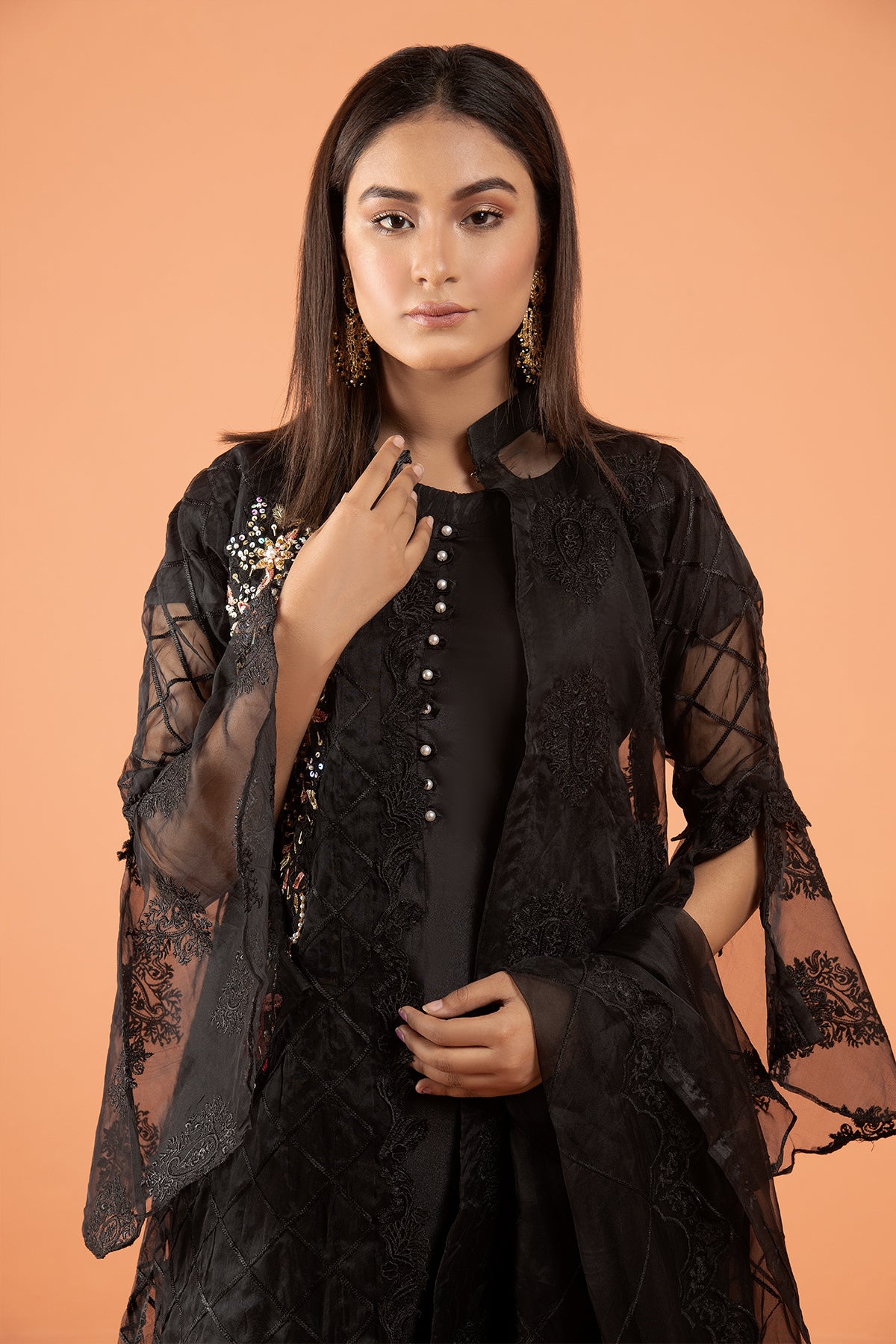 4PC Organza Dress