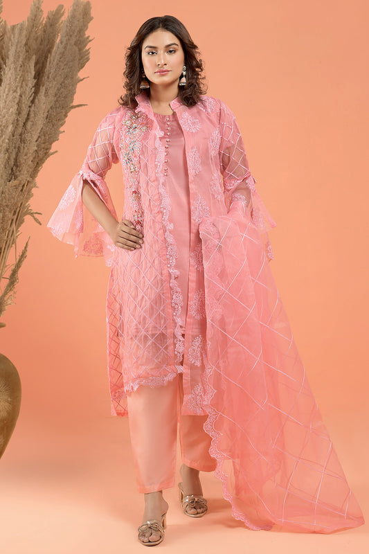 4PC Organza Dress