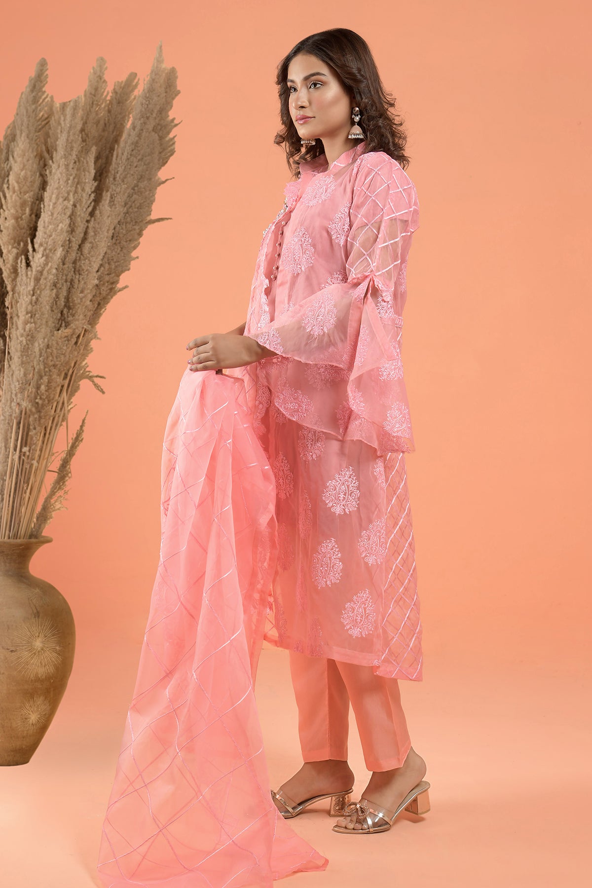 4PC Organza Dress