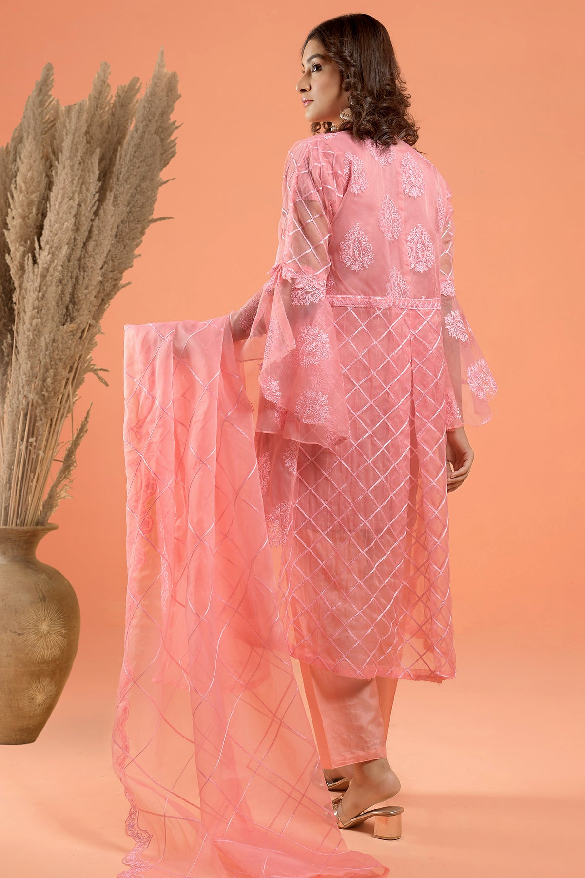 4PC Organza Dress