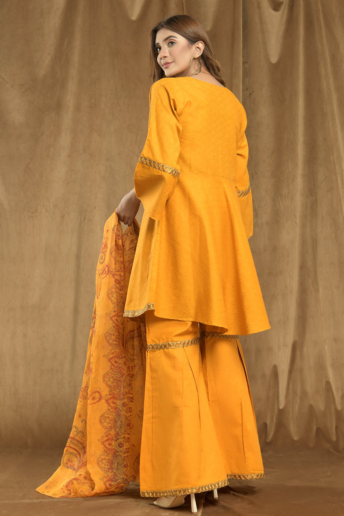 3PC Jacquard Khaddar Pret