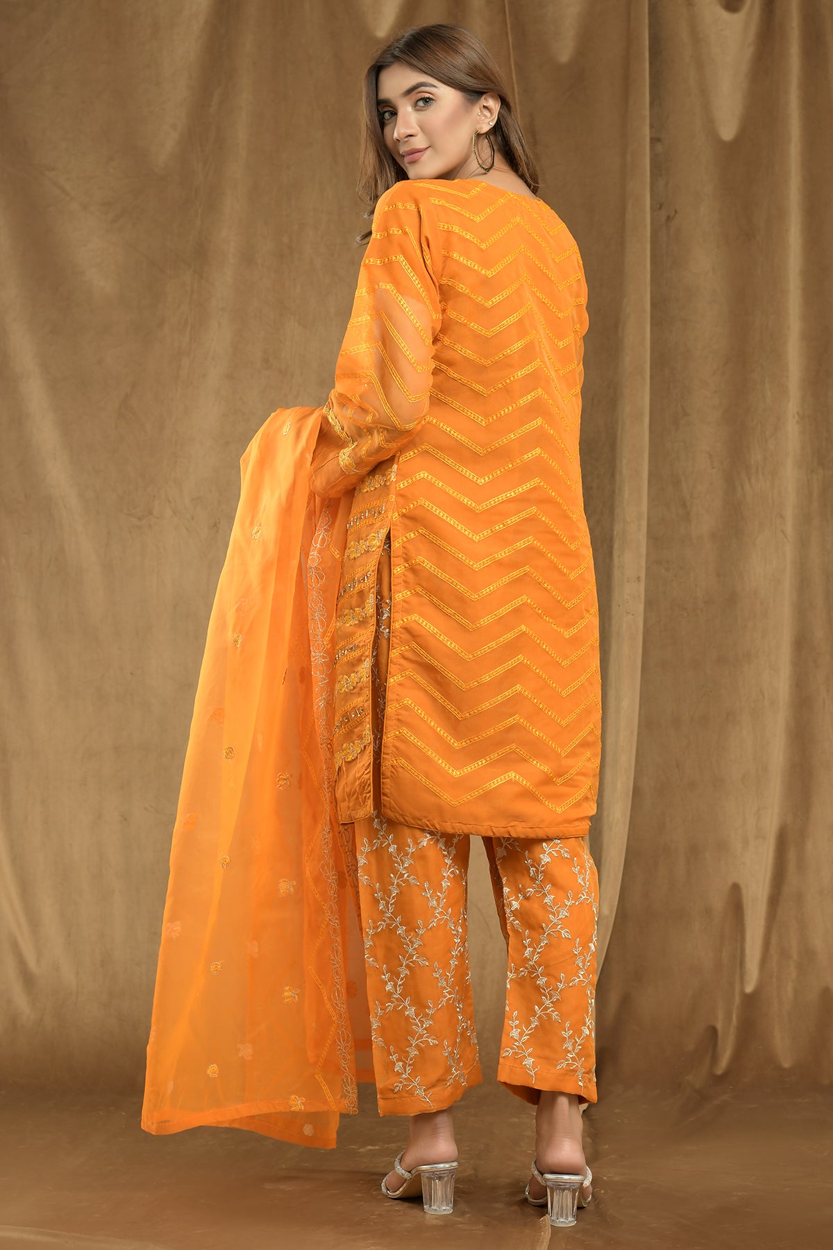 3PC Embroidery Dress