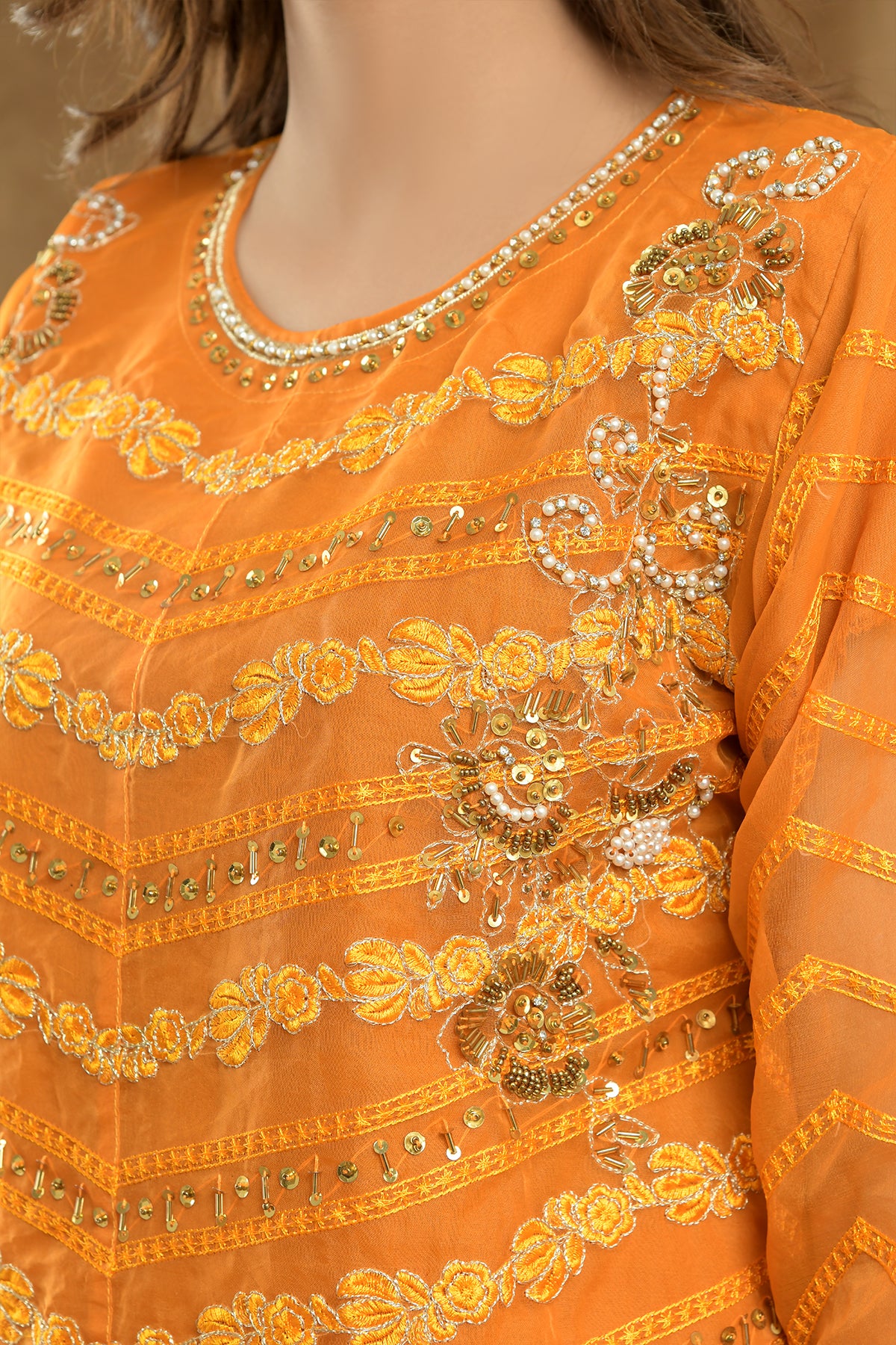 3PC Embroidery Dress