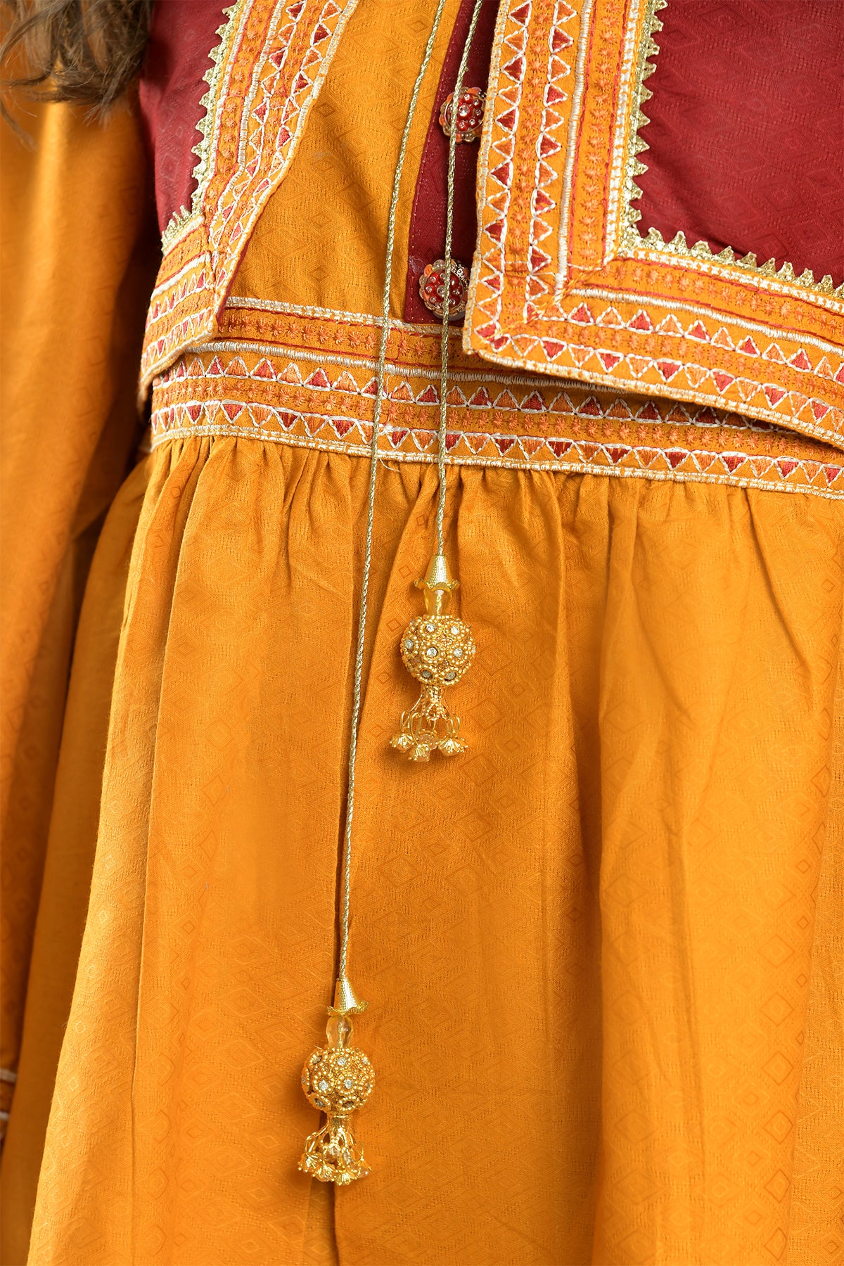 3PC Jacket Separate Frock