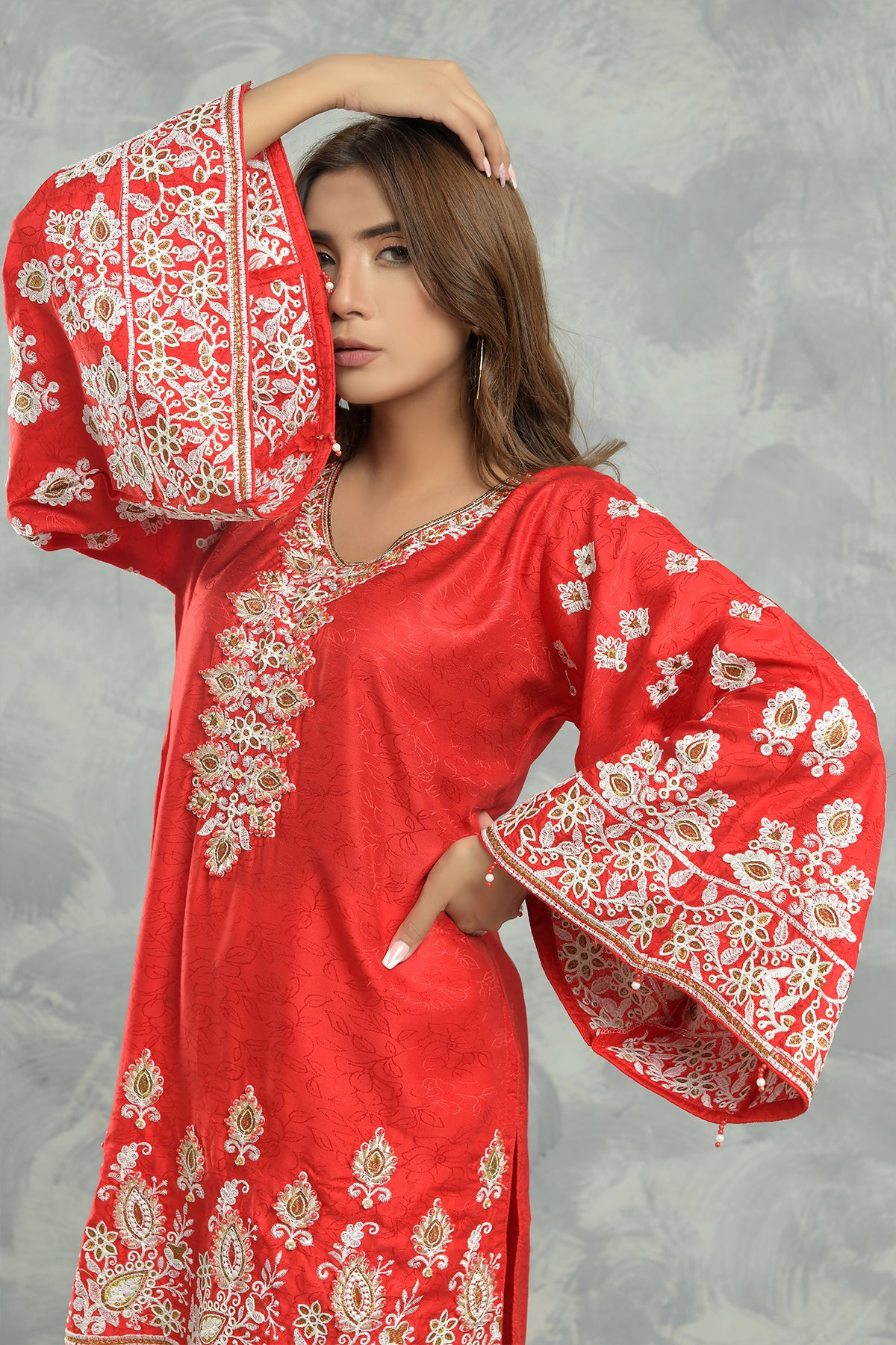 3PC Embroidered Dress