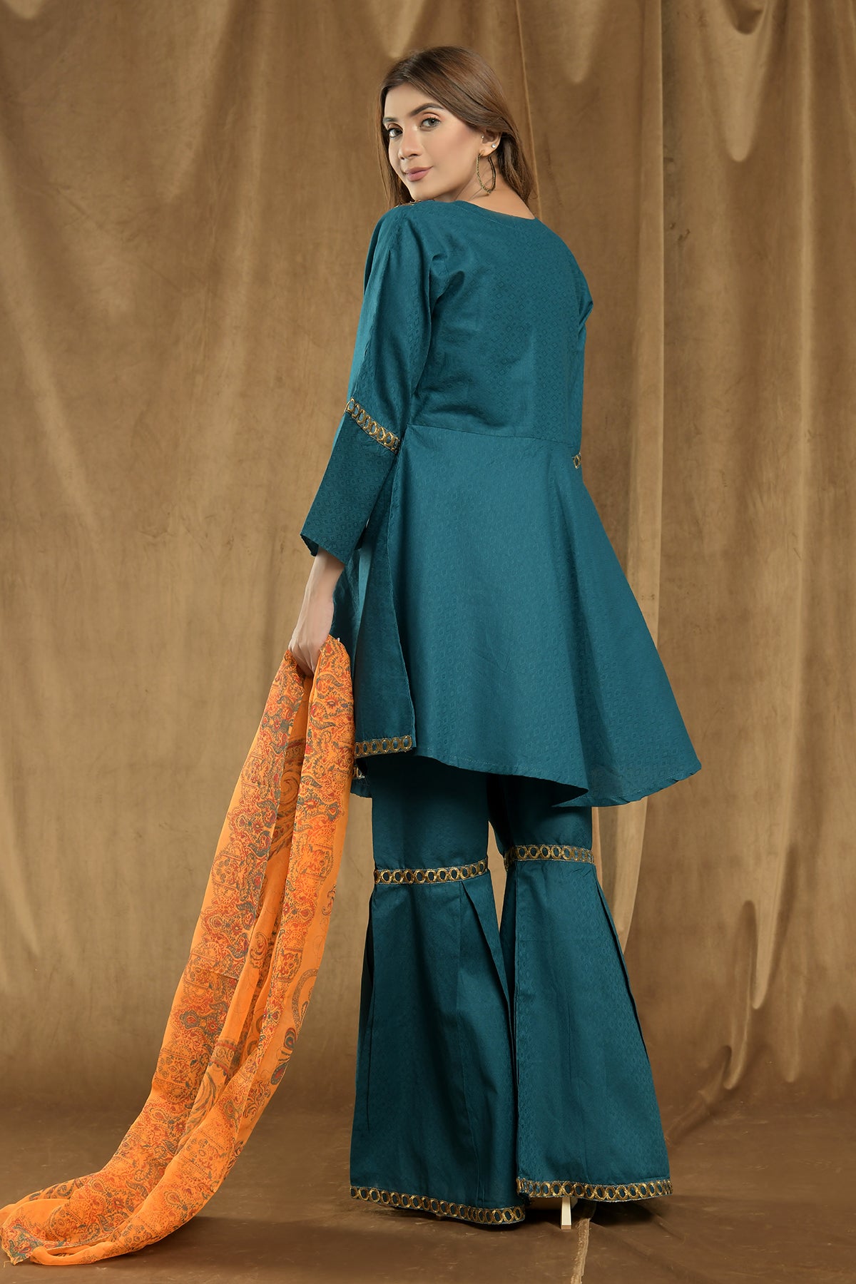 3PC Jacquard Khaddar Pret