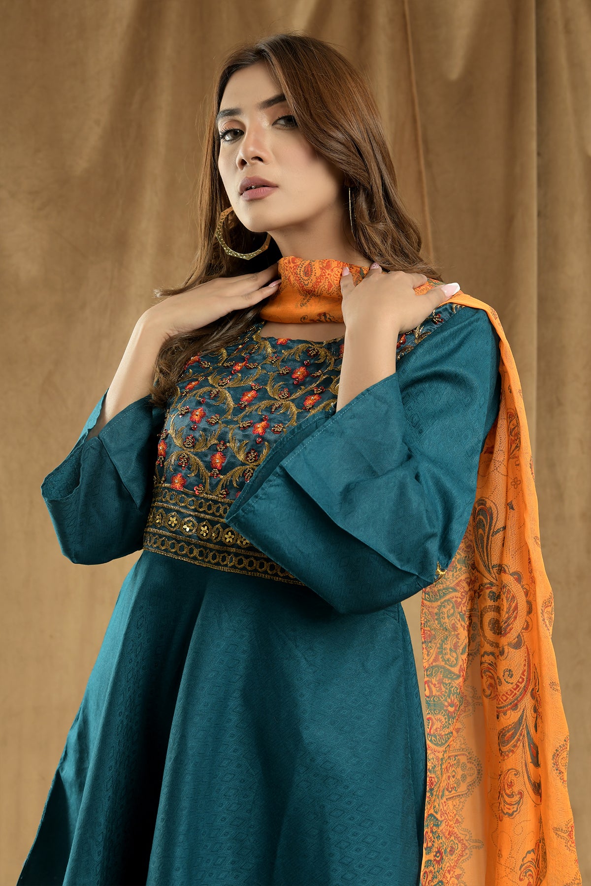 3PC Jacquard Khaddar Pret