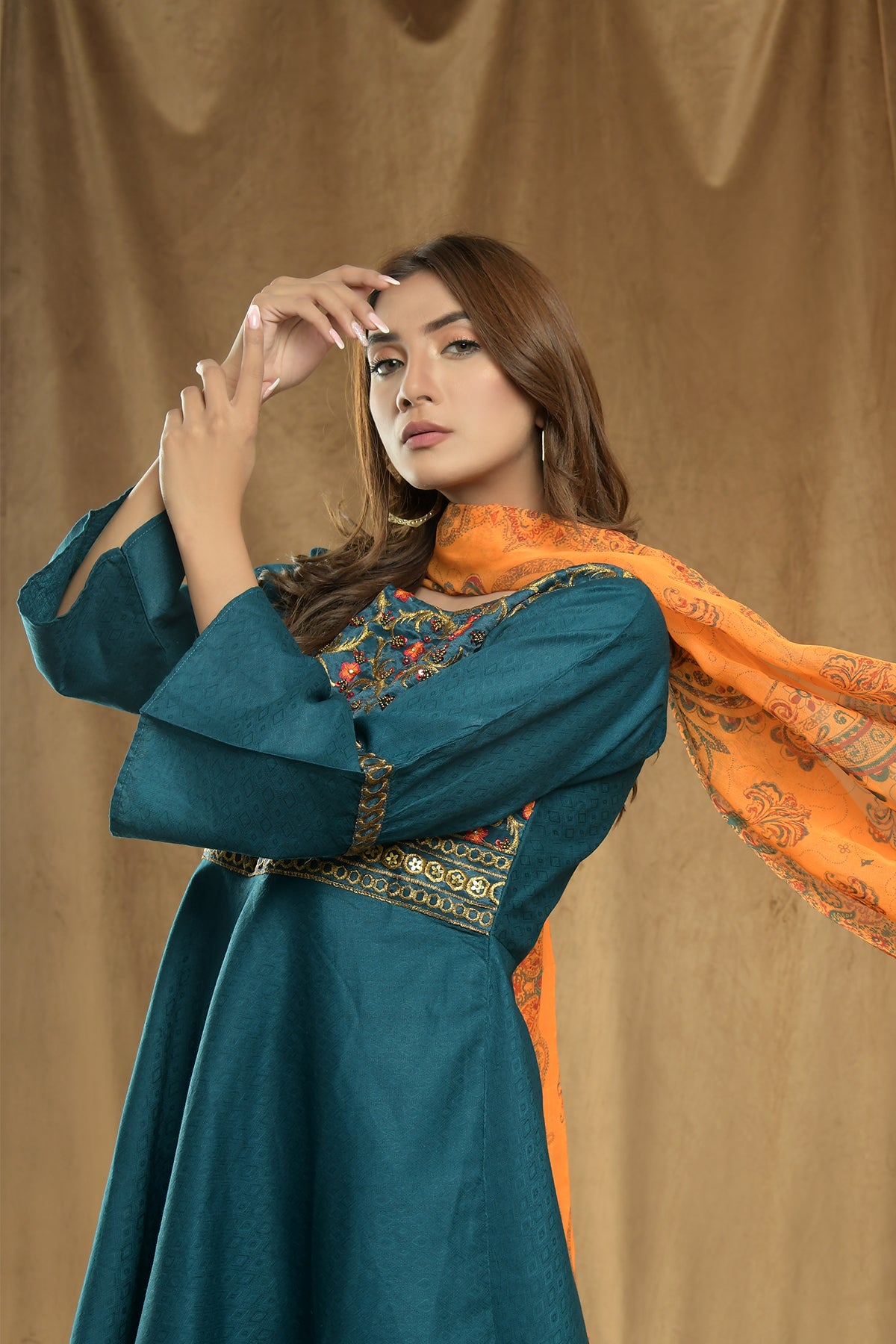 3PC Jacquard Khaddar Pret