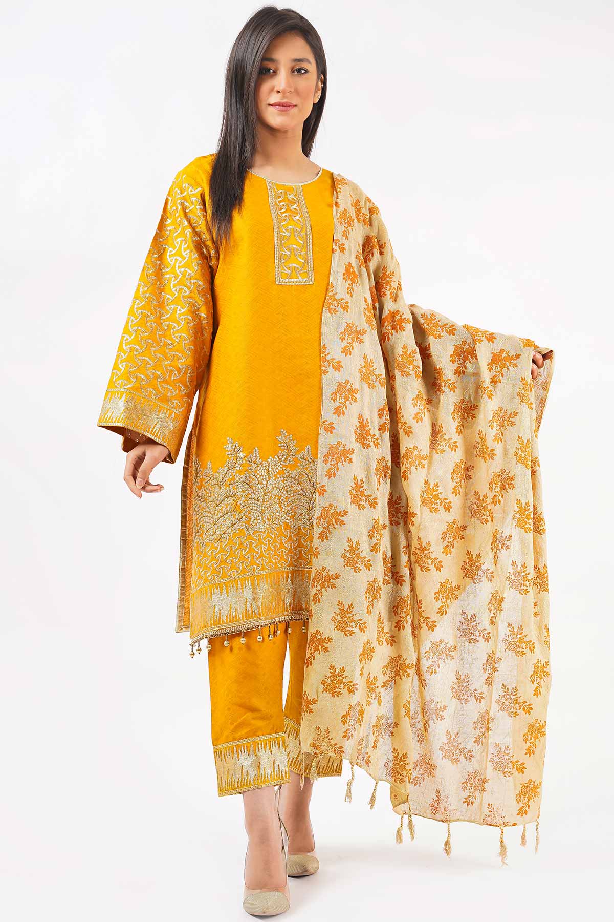 jacquard khaddar 3 PC KH201