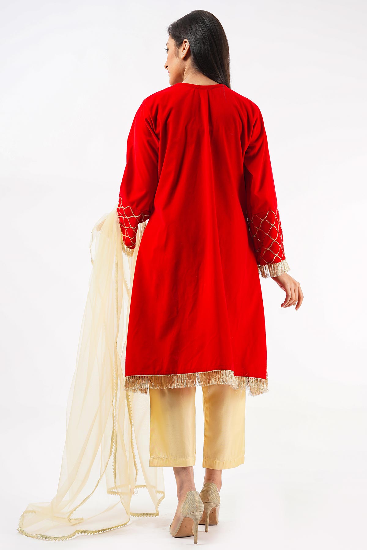 micro velvet shirt 3 pc vel341