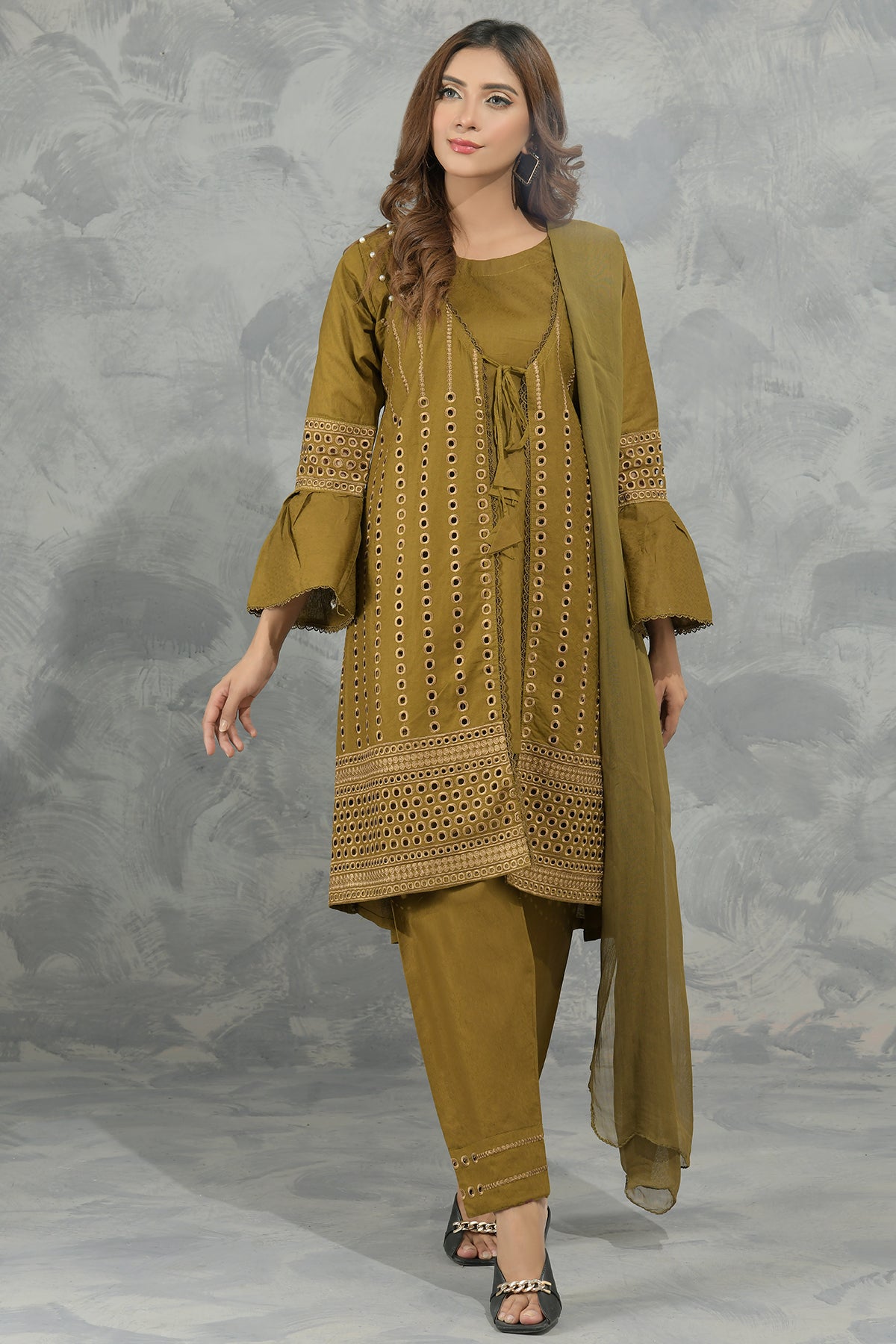 JACQUARD KHADDAR 3PC