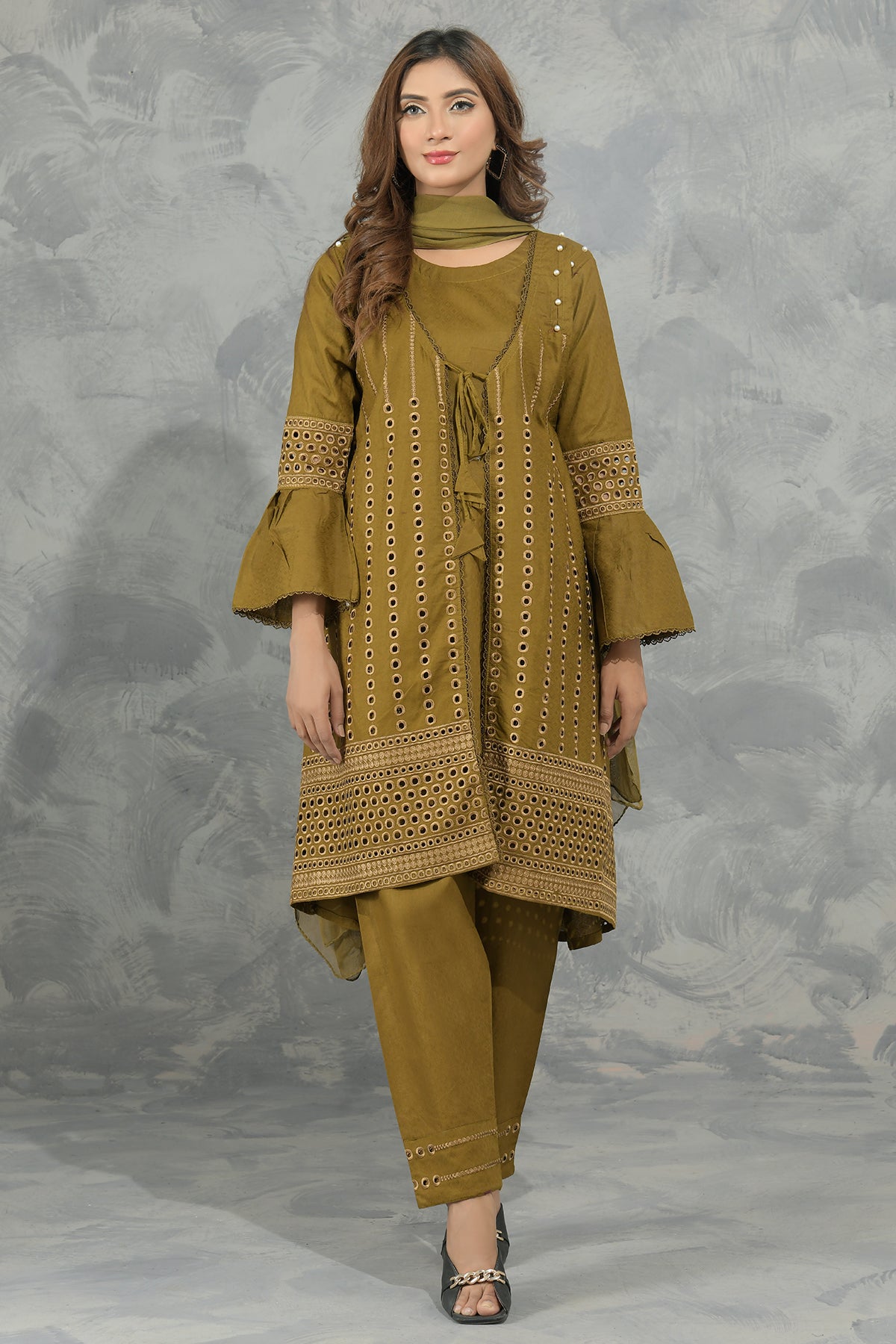 JACQUARD KHADDAR 3PC