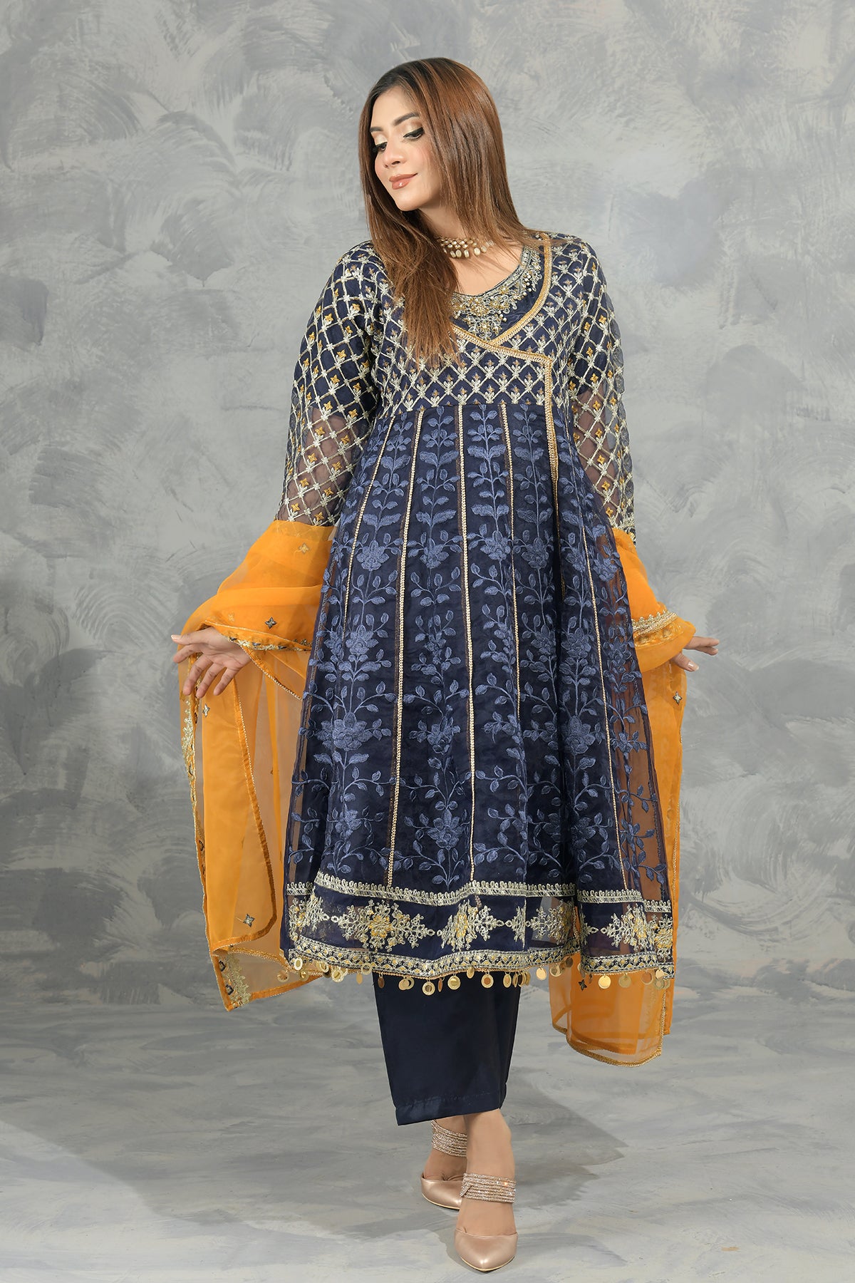 ORGANZA LONG FROCK