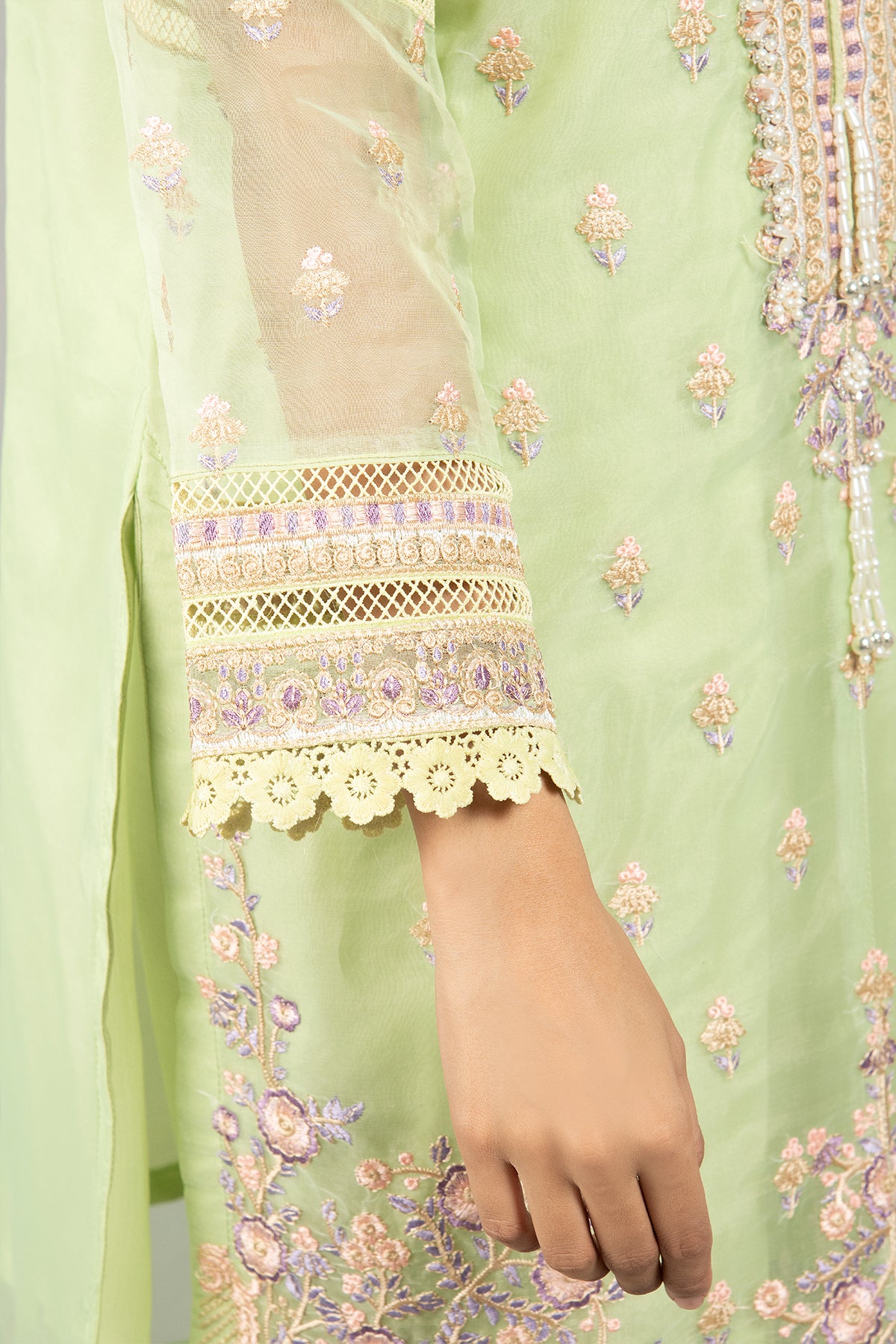 3PC Organza Dress