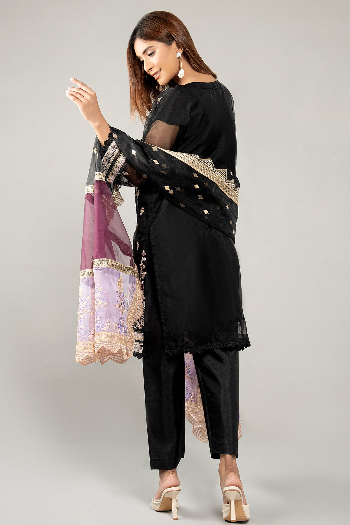 3PC Organza Dress