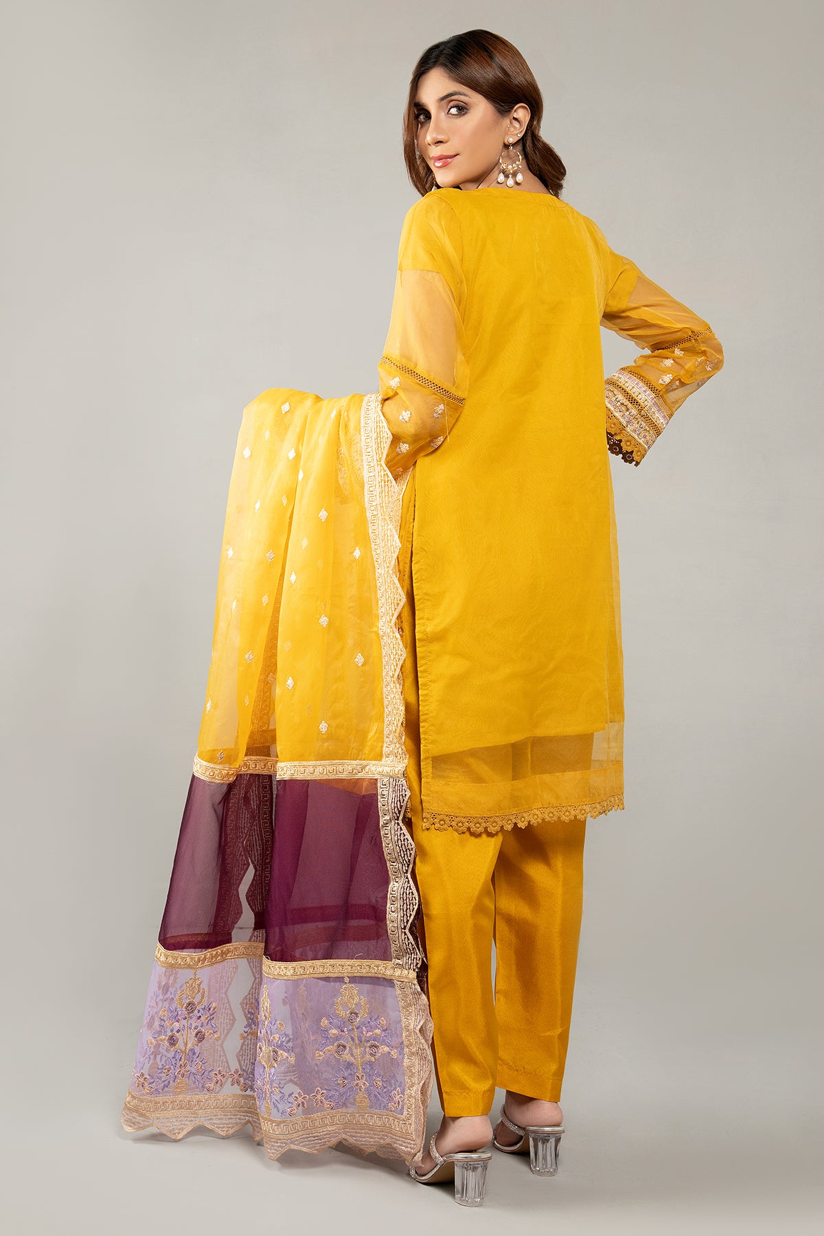 3PC Organza Dress