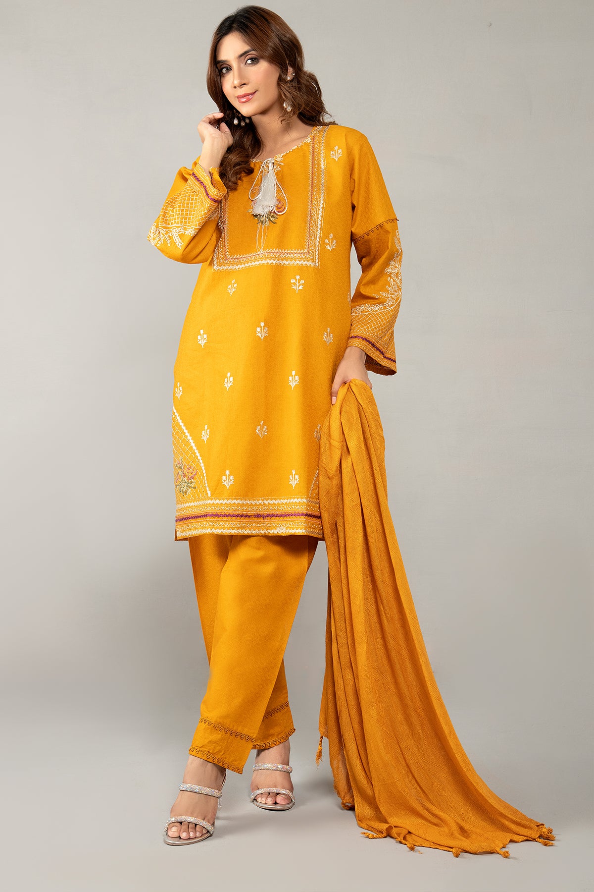 JACQUARD KHADDAR 3PC