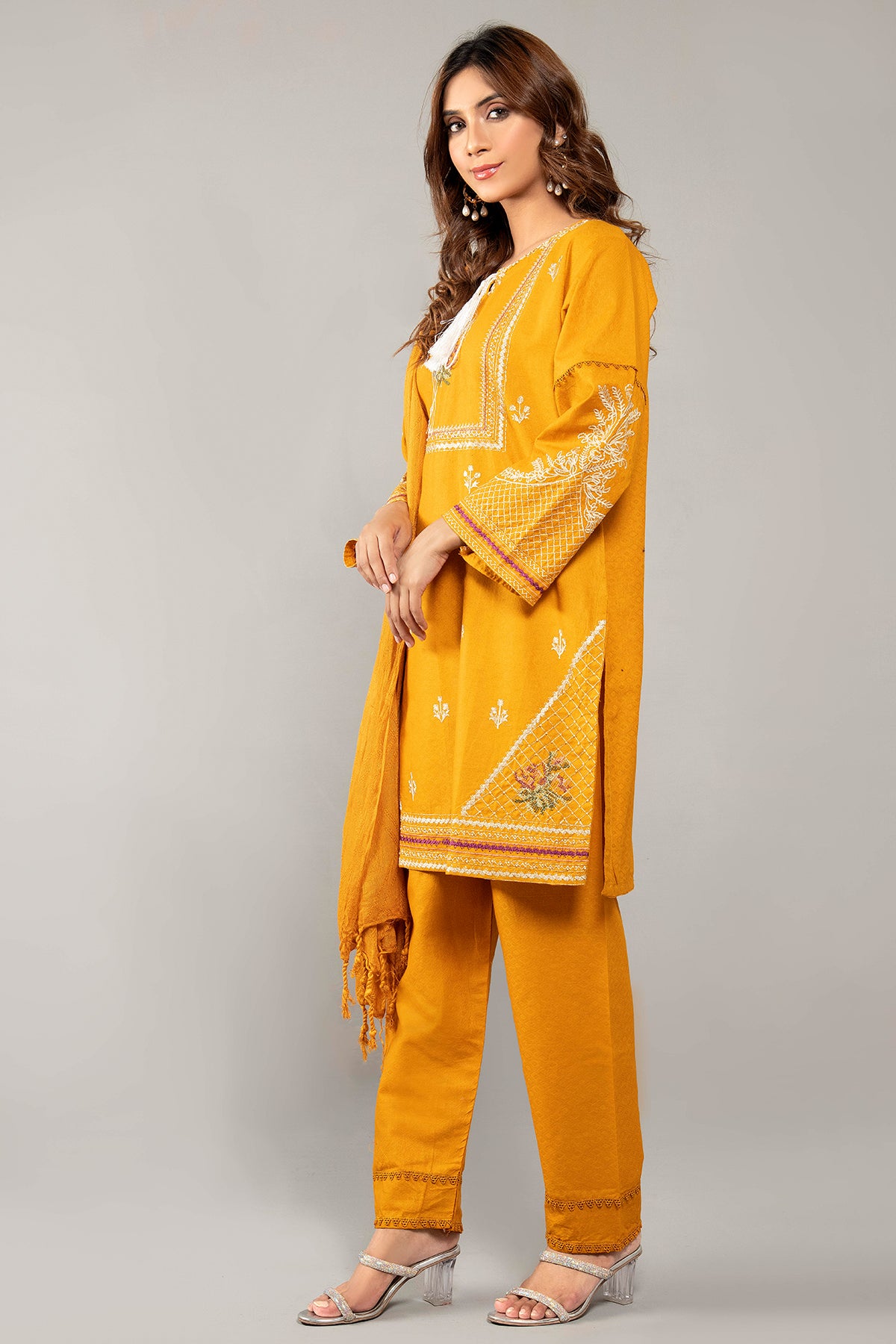 JACQUARD KHADDAR 3PC